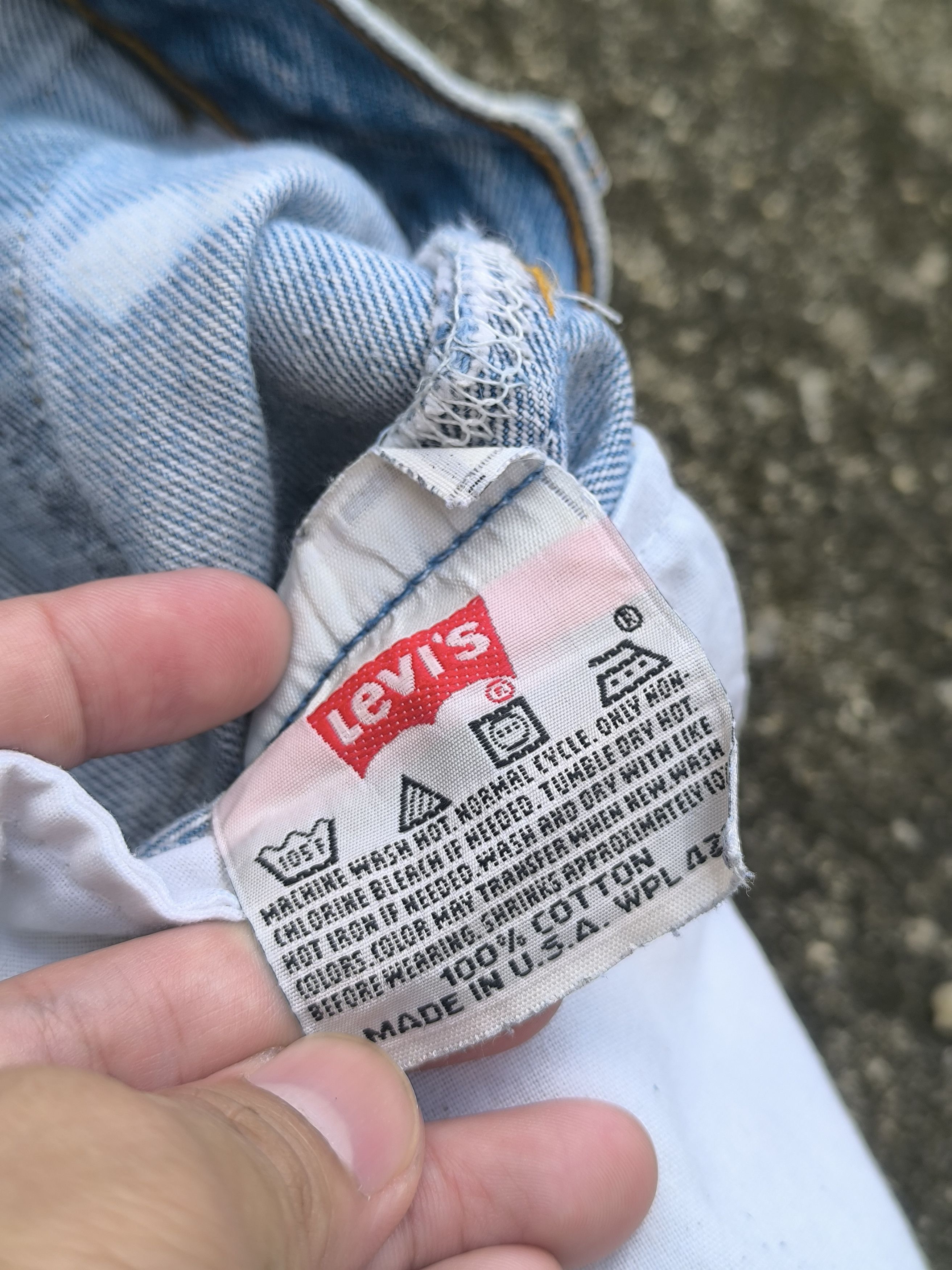Levi's × Vintage 90s VINTAGE Levis 501 made in USA Size US 31 - 5 Thumbnail