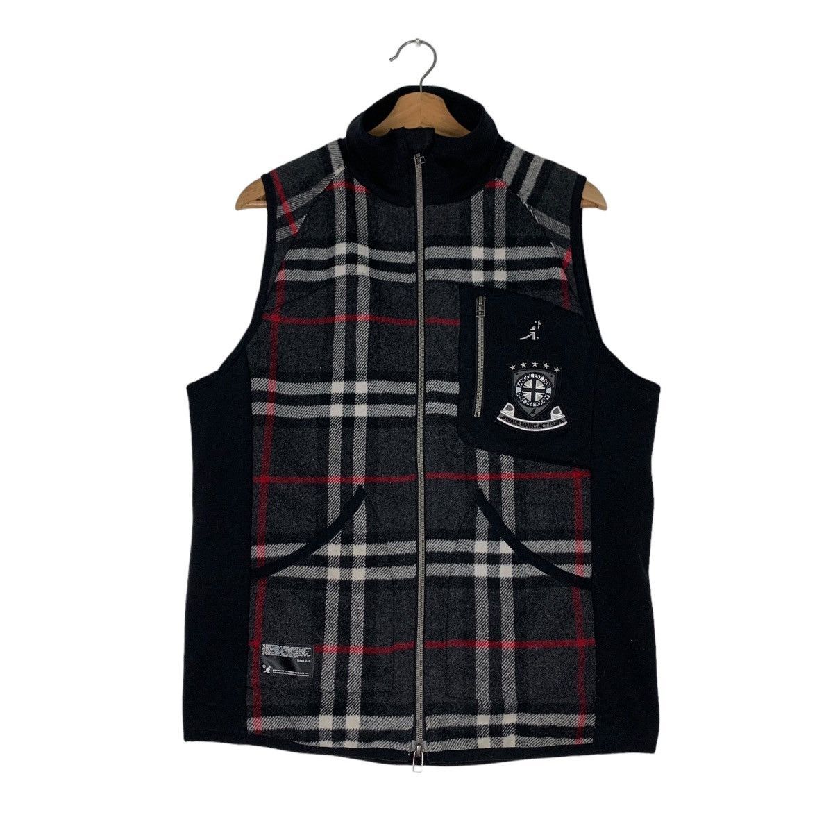 Kangol KANGOL Tartan Wool Vest #0655-C30 Size US L / EU 52-54 / 3 - 1 Thumbnail