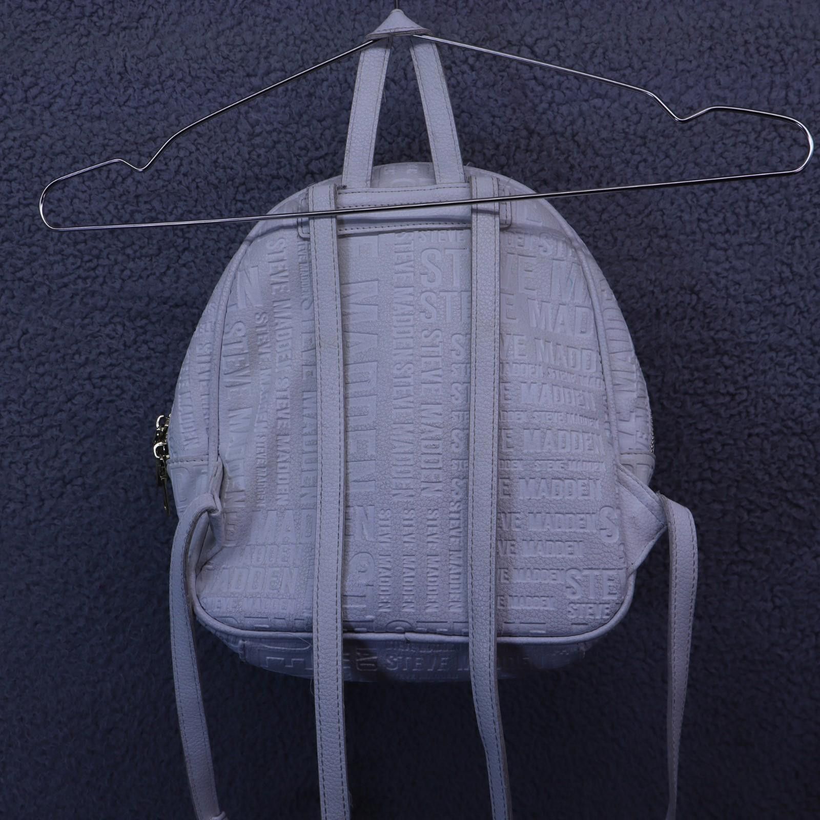 Steve Madden Steve Madden White Floral Mini Backpack Leather Gold Sling Size ONE SIZE - 4 Thumbnail