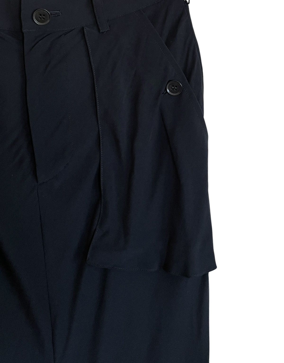 Yohji Yamamoto Vintage Japanese Brand Yohji Yamamoto 100% Silk Skirt 2000s Size 26" / US 2 / IT 38 - 6 Thumbnail
