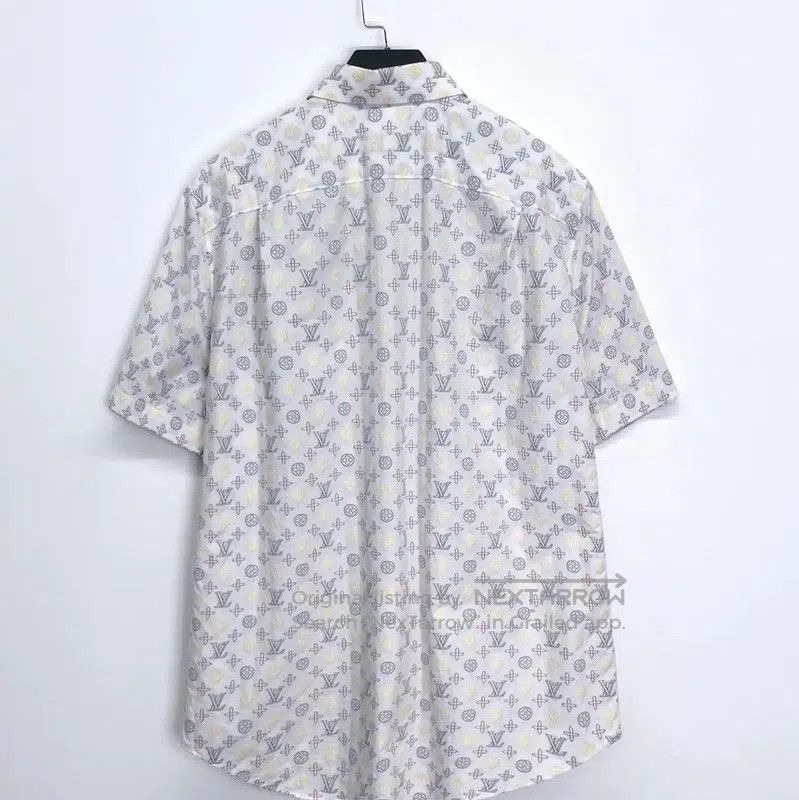 Louis Vuitton Louis Vuitton Spring Autumn Casual Embroidered Shirt . Size US M / EU 48-50 / 2 - 2 Thumbnail