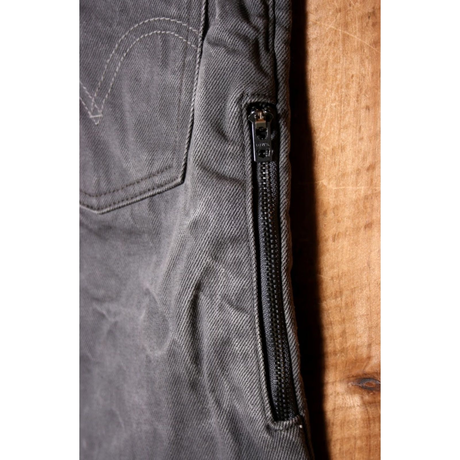 Levi's LEVI'S 514 Slim Straight 6-Pocket Denim Jeans Gray 34x30 Regular Men Jeans Size US 34 / EU 50 - 5 Thumbnail