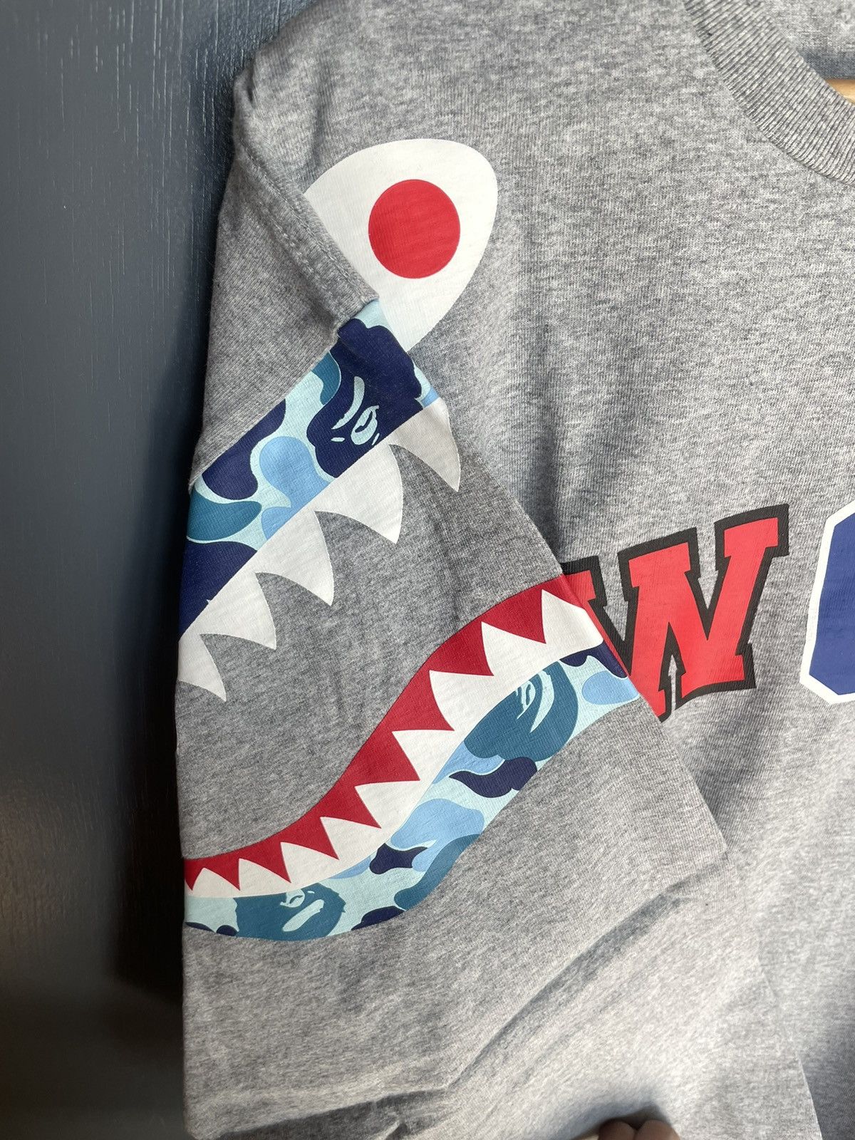 Bape BAPE ABC Camo Shark Shoulder Tee Size US XL / EU 56 / 4 - 6 Thumbnail