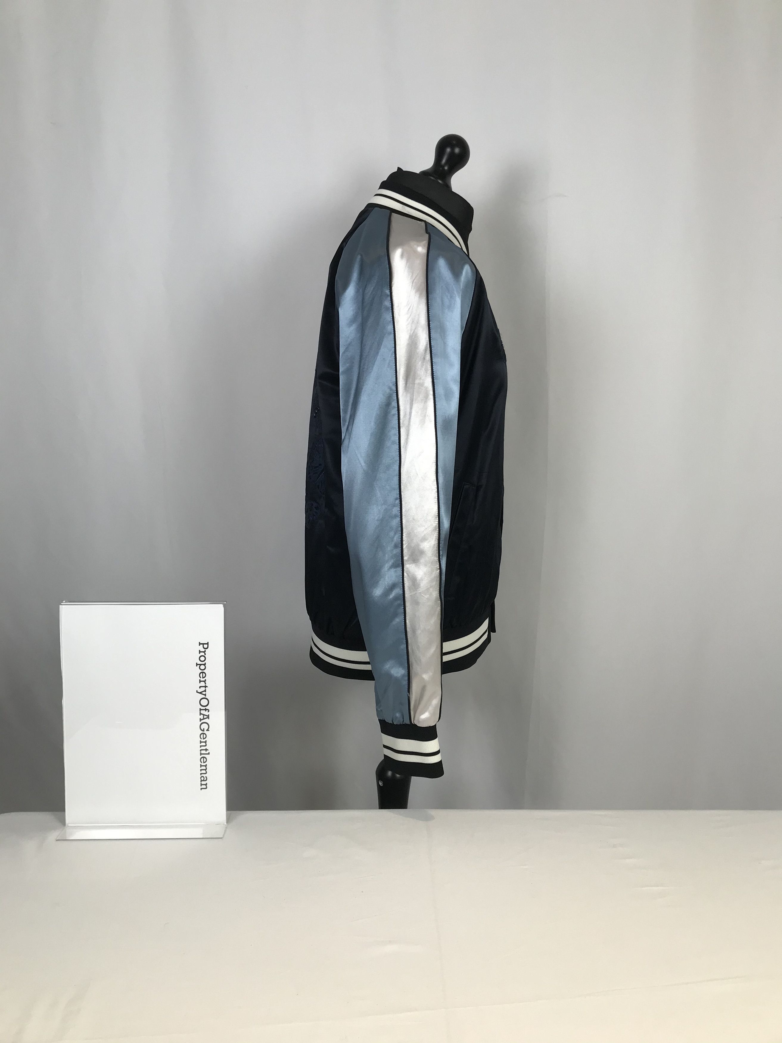 Valentino Valentino Silk Bomber Jacket Size US L / EU 52-54 / 3 - 4 Thumbnail