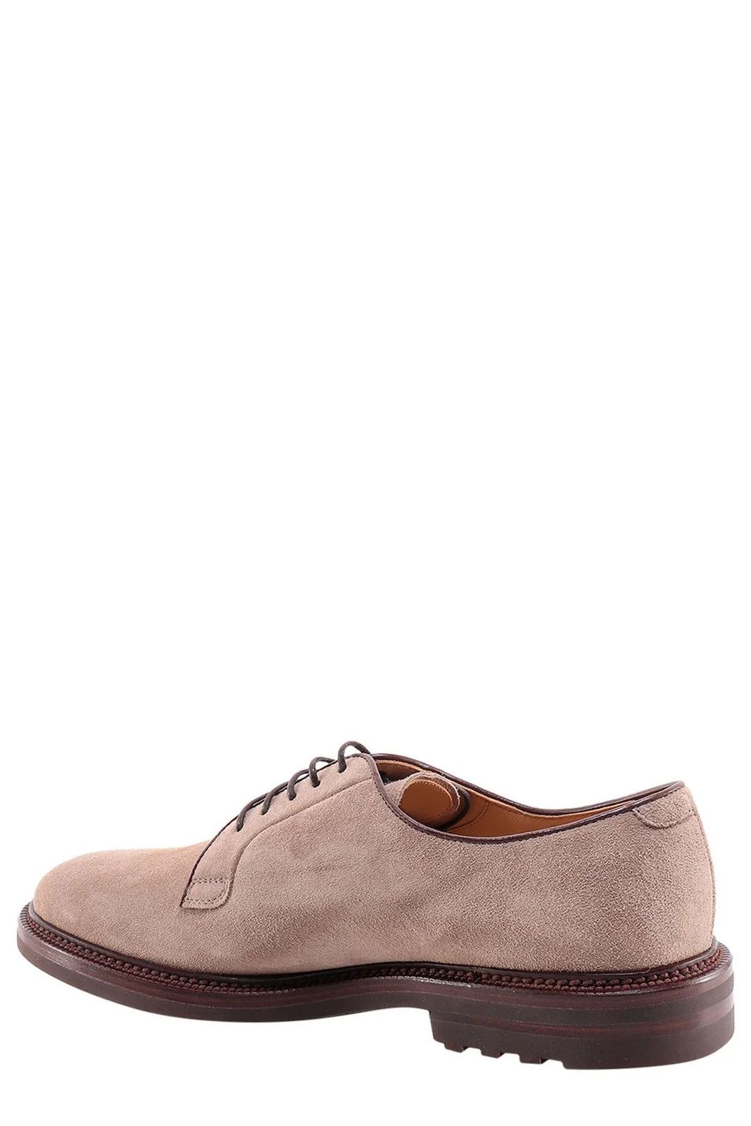 Brunello Cucinelli o1w1db10725 Lace Up Derby Shoes in Light Grey Size US 7 / EU 40 - 2 Thumbnail