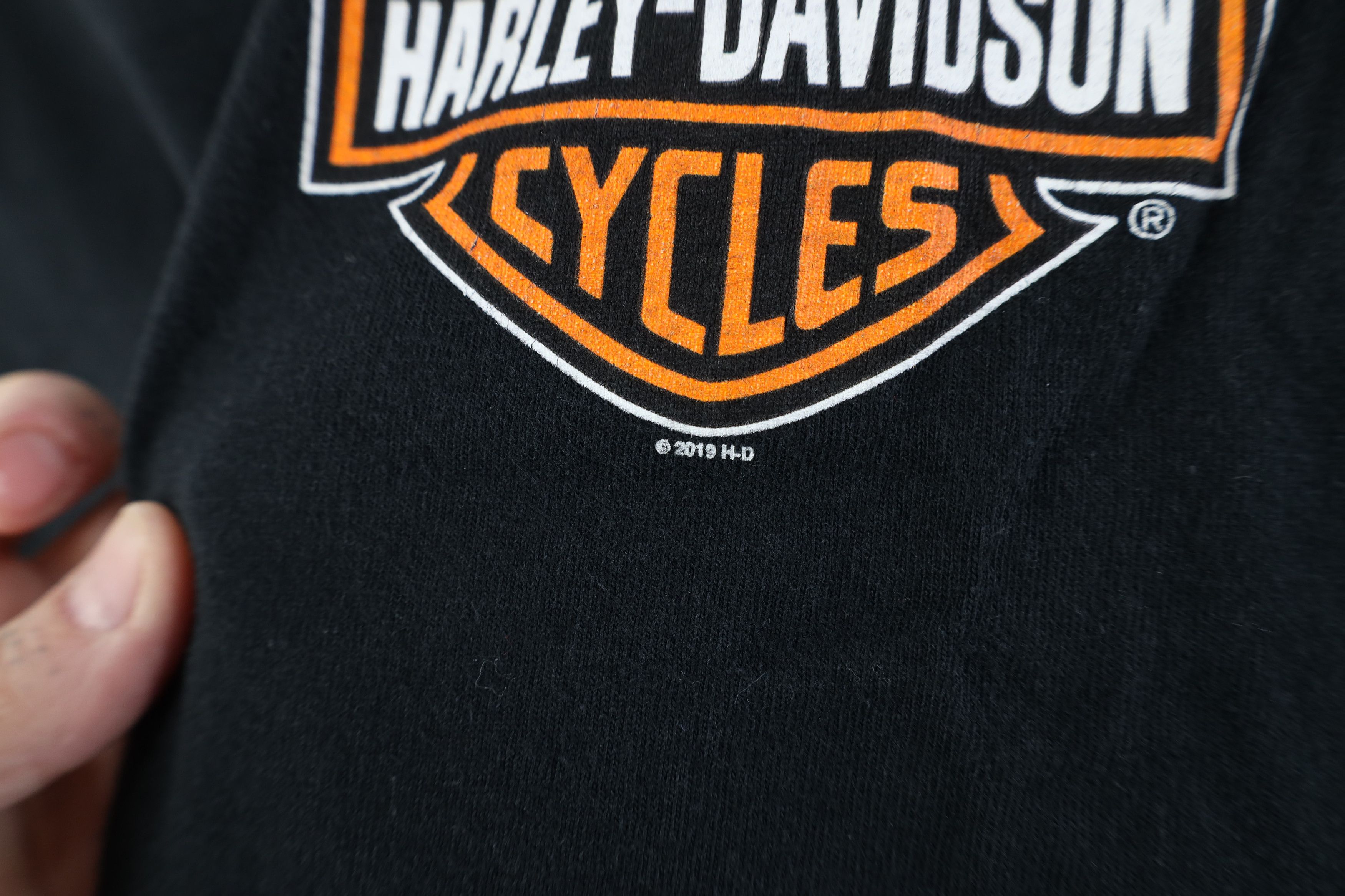 Harley Davidson Vintage Y2K Harley Davidson War Long Sleeve T-Shirt Black Size US L / EU 52-54 / 3 - 6 Thumbnail