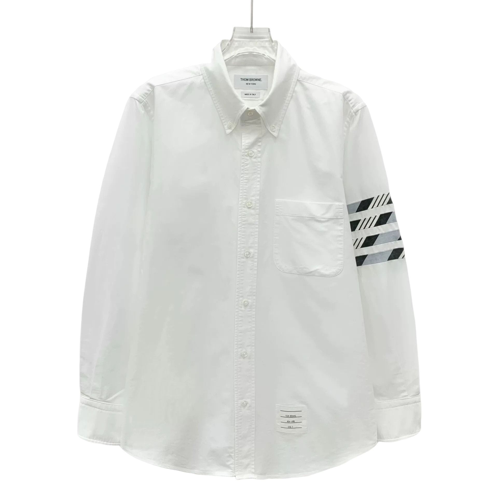 Thom Browne Thom Browne 4-Bar Cotton Shirt Size 2 Size US M / EU 48-50 / 2 - 1 Thumbnail