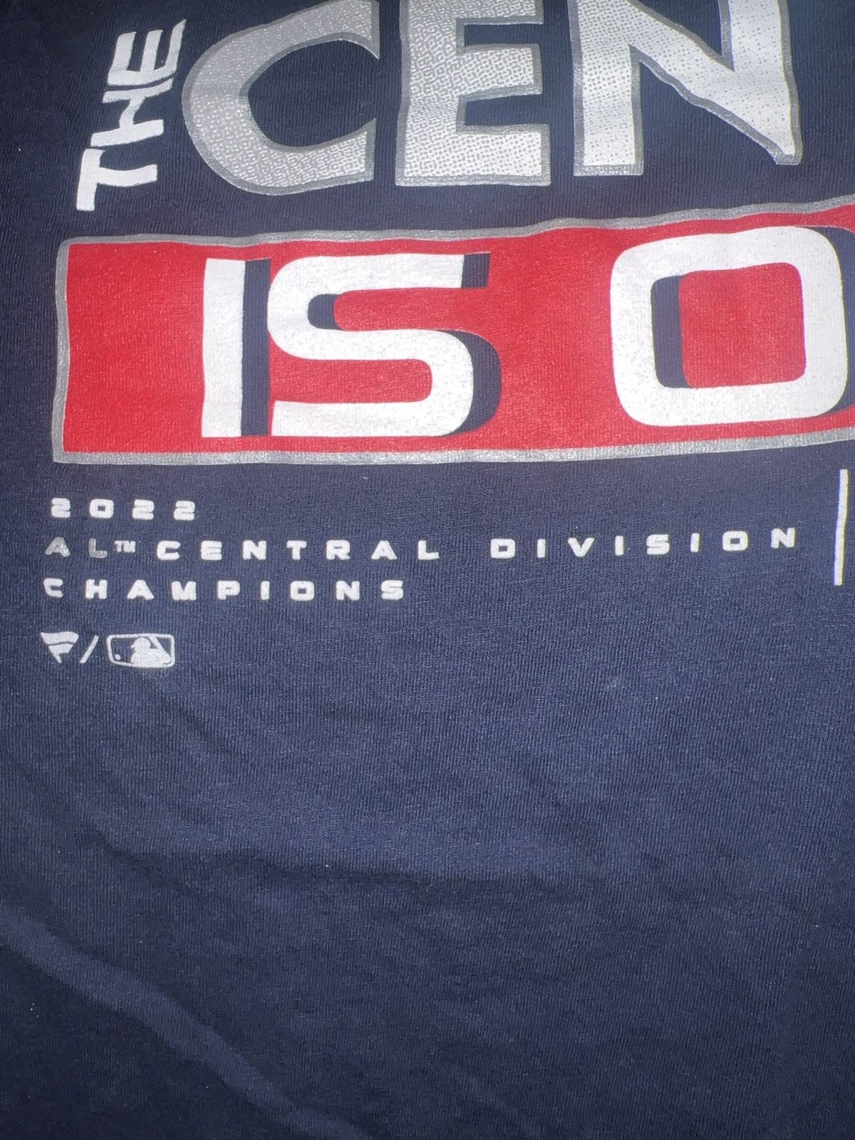 MLB Fanatics MLB Cleveland Guardians The Central Is Ours Tee Size US M / EU 48-50 / 2 - 8 Thumbnail