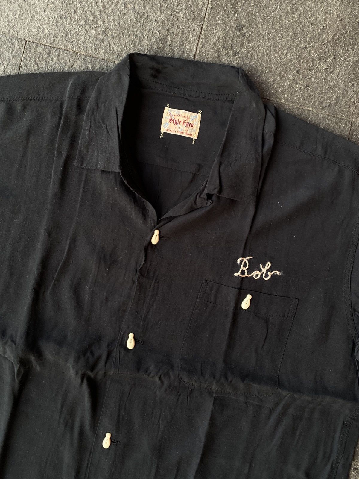 Toyo Enterprises 💸BINDING OFFER💸 VTG STYLE EYES BOWLING SHIRTS COOL MATERIALS Size US L / EU 52-54 / 3 - 4 Thumbnail