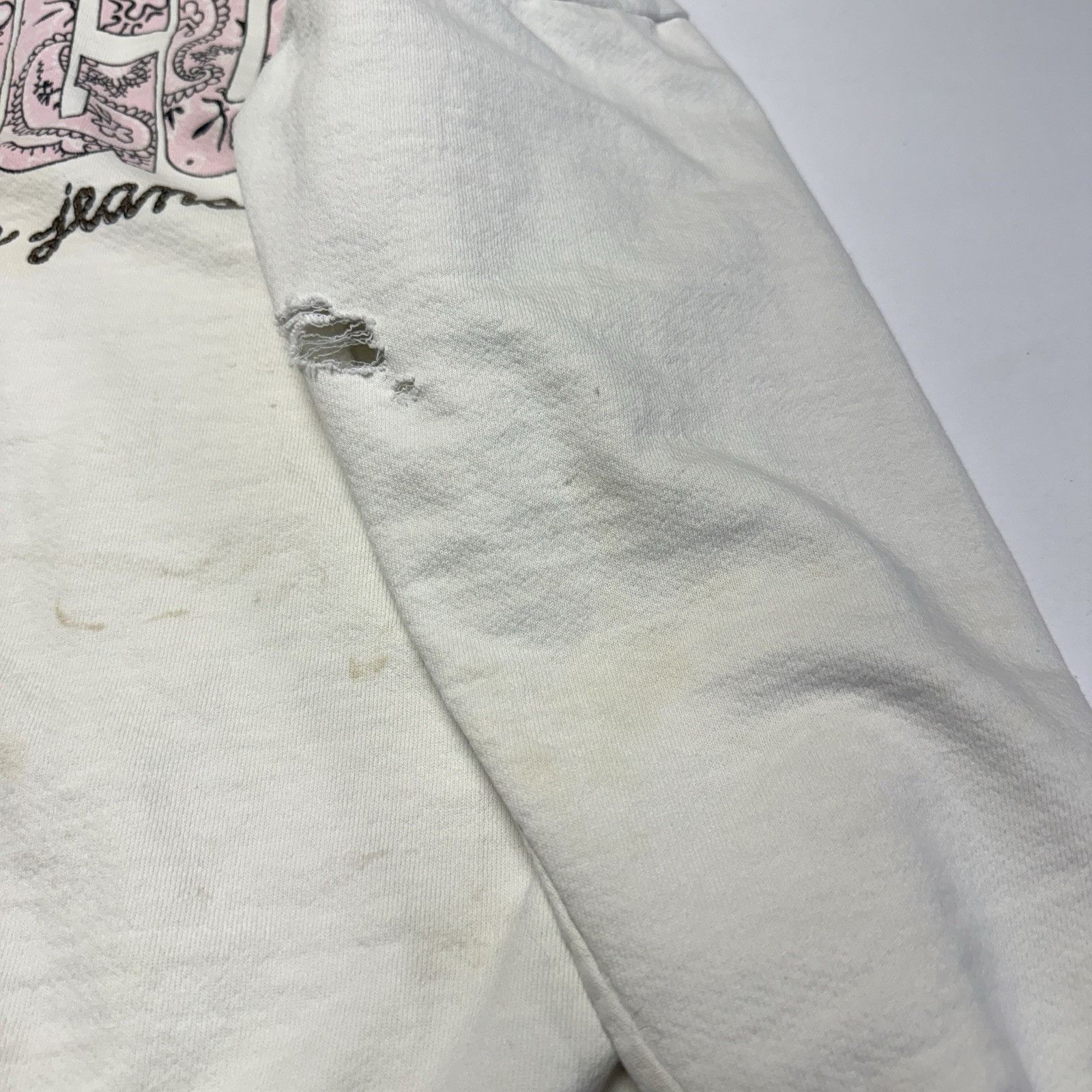 Vintage Vintage Bongo Jeans Sweatshirt Womens XL 26x25 White Crew Ne Size XL / US 12-14 / IT 48-50 - 10 Thumbnail