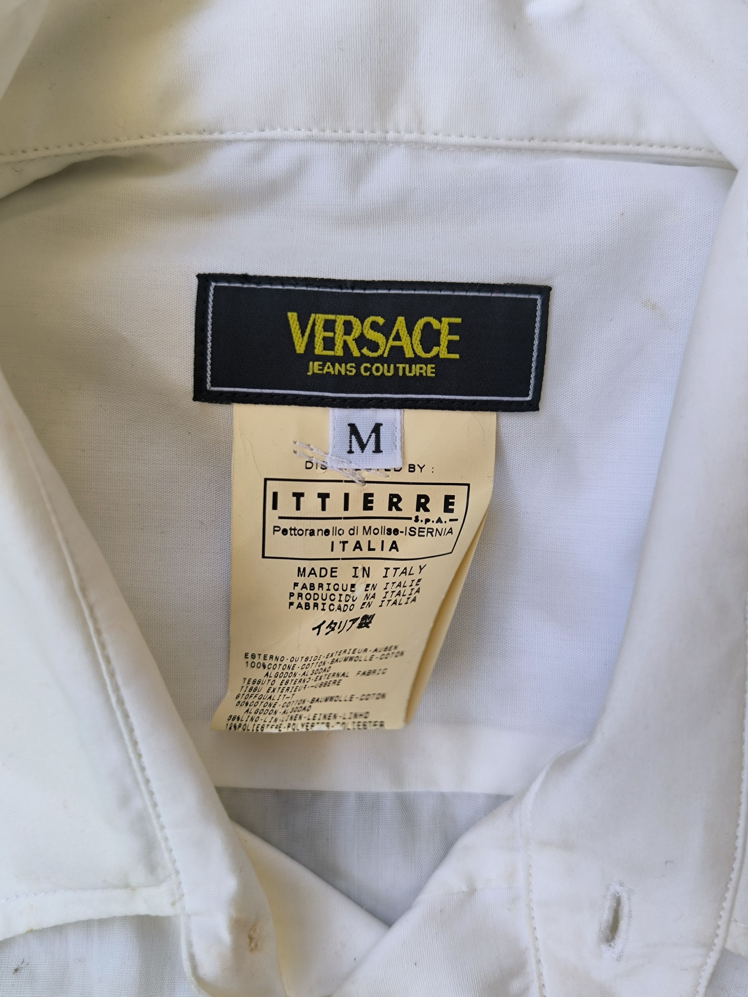 Versace Jeans Couture Vintage Versace Jeans Couture Graphic Appliqué Shirt NOS Size US M / EU 48-50 / 2 - 9 Thumbnail