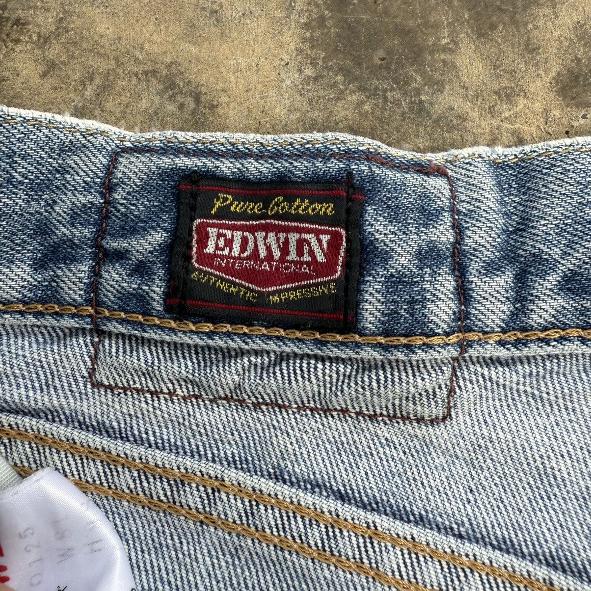Edwin × Jean × Vintage VINTAGE EDWIN FADED PATCH JEANS DENIM PANTS Size US 32 / EU 48 - 8 Thumbnail