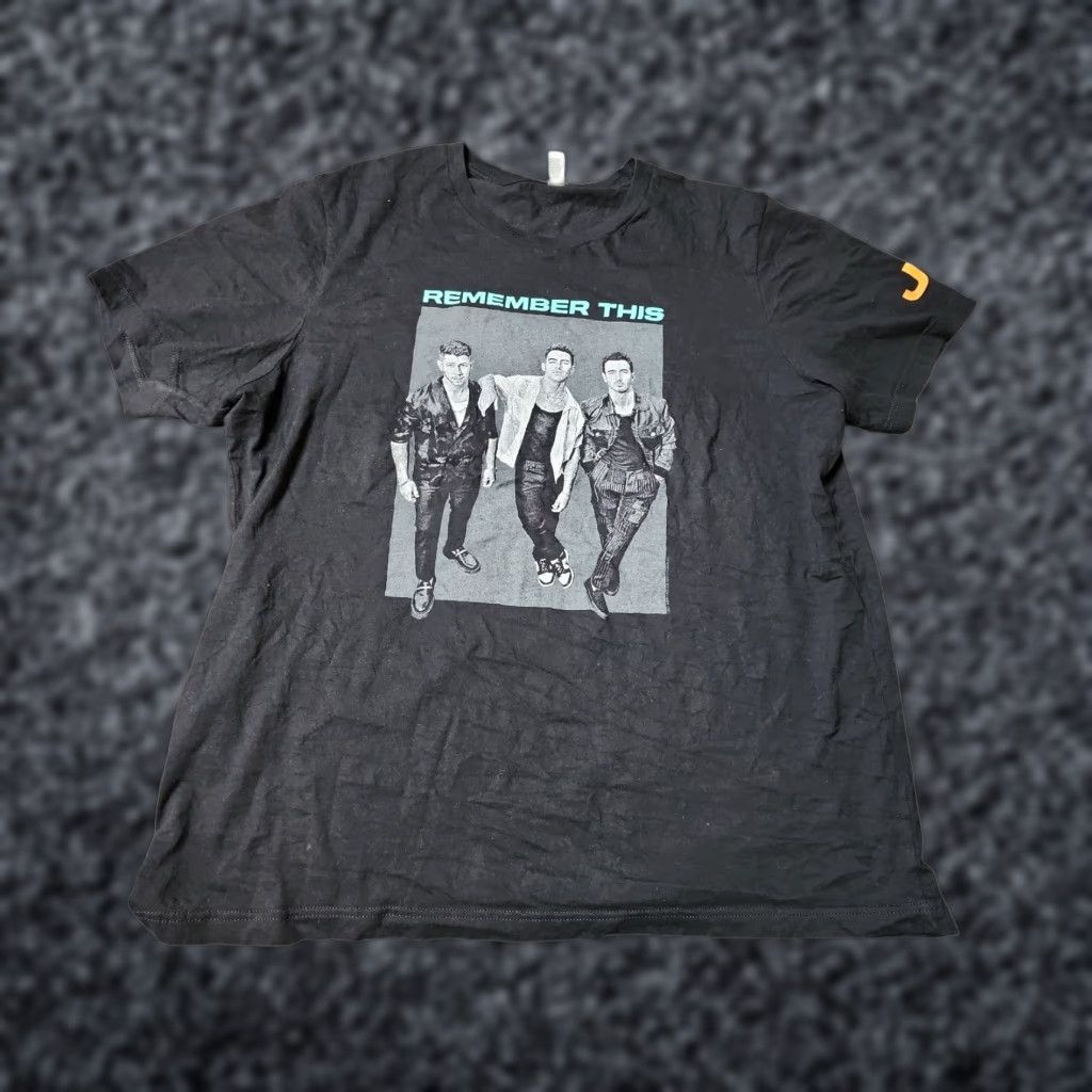 Doublet Jonas Brothers T-Shirt - 2021 Concert Tour Remember This - Canvas - Adult XL - Black - Double-Sided - Mens Size US XL / EU 56 / 4 - 1 Thumbnail