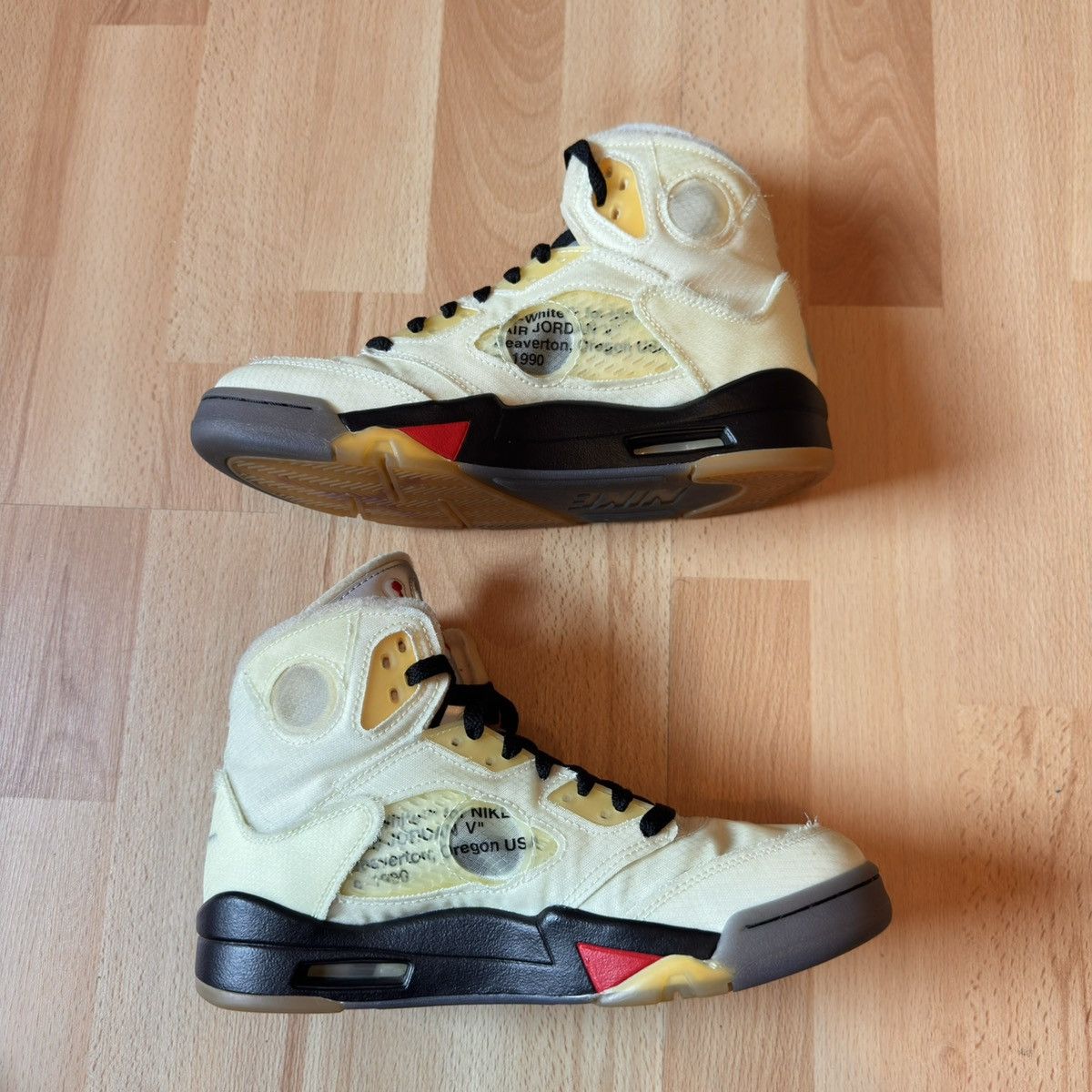 Jordan Brand × Off-White Air jordan 5 x Off White sail Size US 7 / EU 40 - 5 Thumbnail