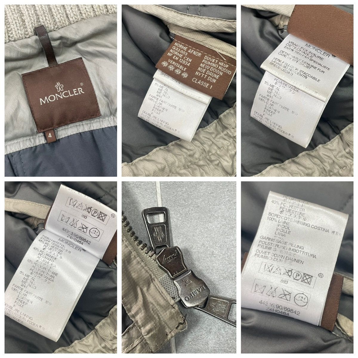 Moncler × Vintage Vintage Moncler Puffer Down Parka Coat Jacket Size 4 (L) Size US L / EU 52-54 / 3 - 20 Thumbnail