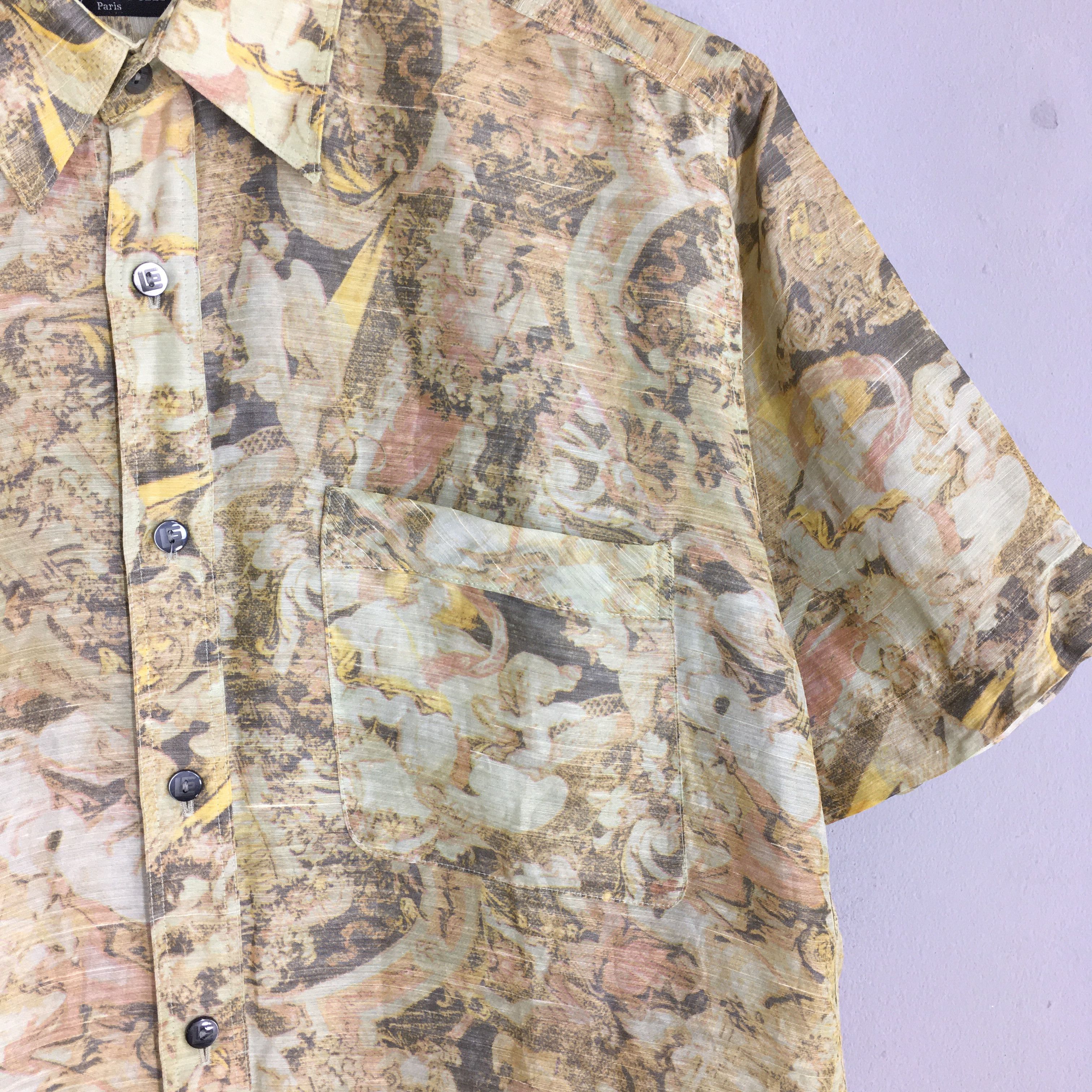 Designer × Guy Laroche Vintage Guy Laroche Abstract Retro 80s Party Shirt Medium Size US L / EU 52-54 / 3 - 4 Thumbnail