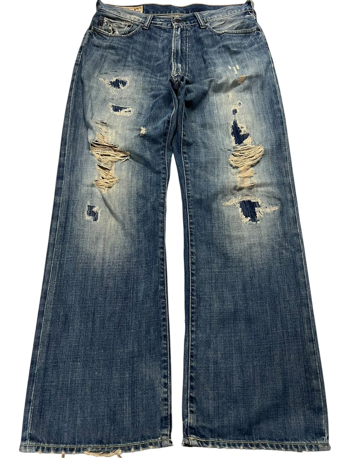 💥Flare💥Vintage Abercrombie & Fitch Distress Ripped Jean