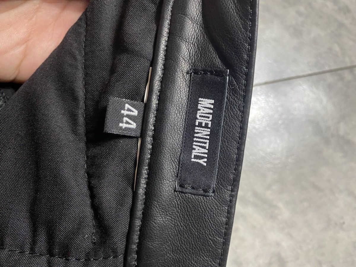 Dirk Bikkembergs ARCHIVE - DIRK BIKKEMBERGS SPORT COUTURE LEATHER BIKER PANTS Size US 44 / EU 60 - 14 Thumbnail