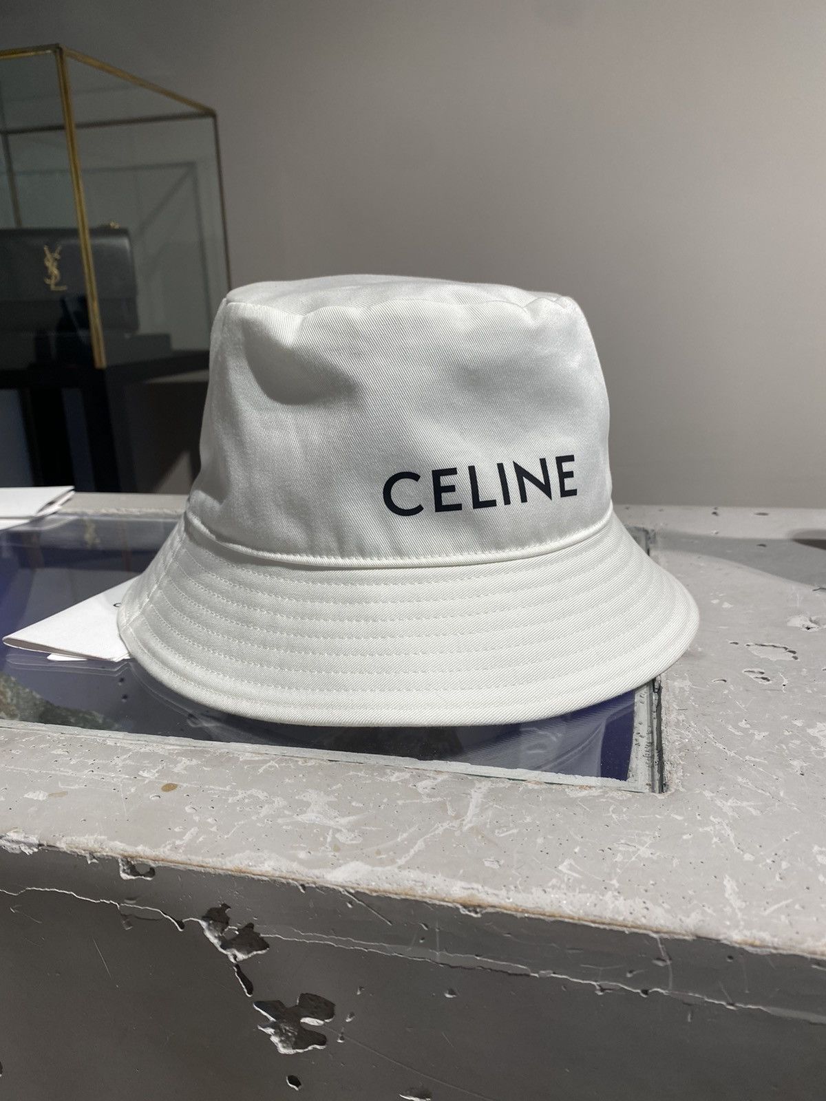 Celine BNWT Celine Logo Bucket Hat Size ONE SIZE - 1 Thumbnail