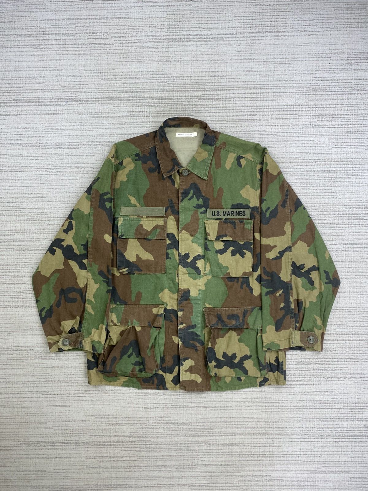 Vintage Vtg Browny Standard U.S Marines Camouflage M65 Field Jacket Size US M / EU 48-50 / 2 - 1 Thumbnail