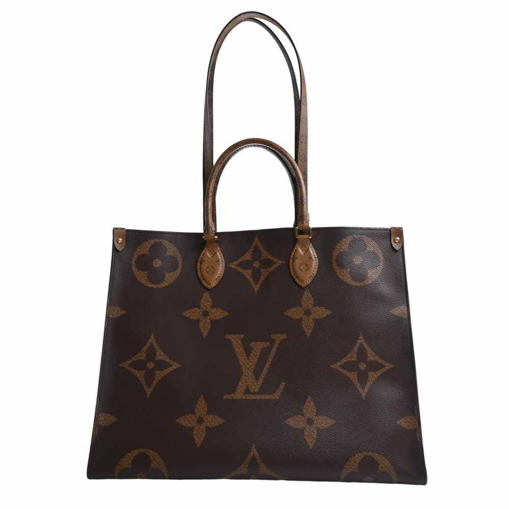 Louis Vuitton Monogram Reverse Giant On The Go GM Tote Bag