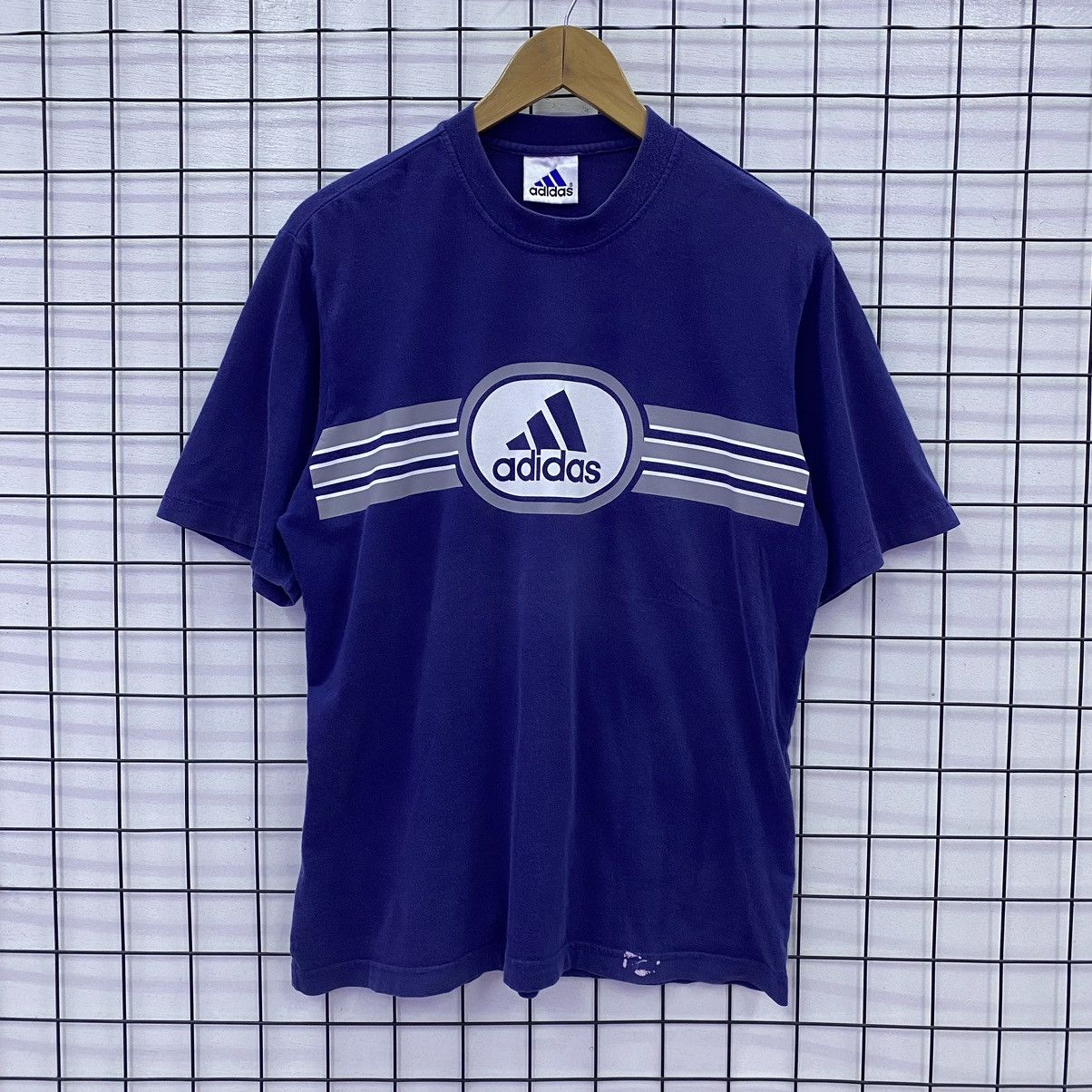Adidas × Vintage Vintage Adidas Center Logo Mirror Print Size US L / EU 52-54 / 3 - 2 Thumbnail