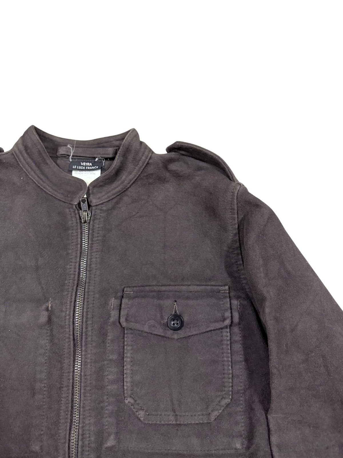 Vetra Vtg💥Vetra Le Lude France Moleskin Military Jacket Size US S / EU 44-46 / 1 - 8 Thumbnail