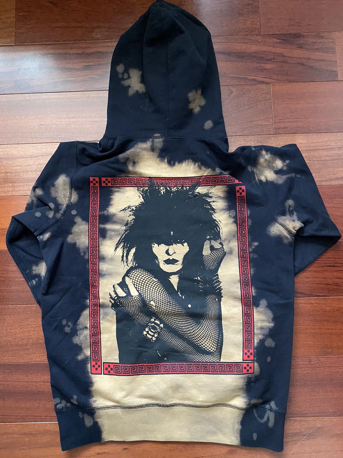Supreme Supreme X Siouxsie Sioux Bleached Dyed Hoodie Grailed