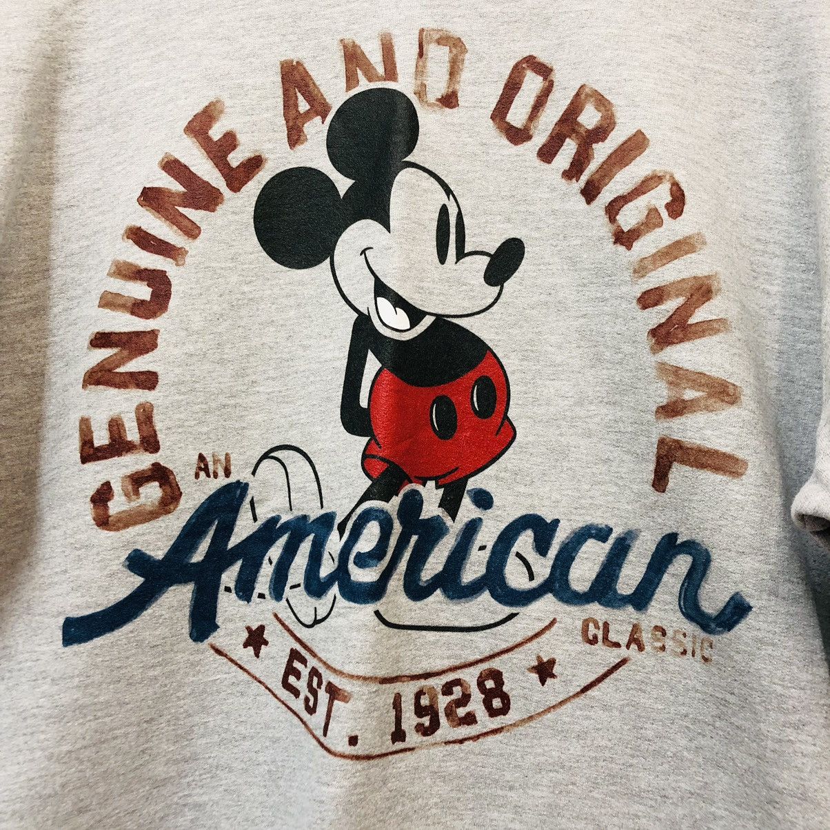 Vintage Disney Mickey’s Pullover Sweater Gray Size XL Unisex Size US XL / EU 56 / 4 - 6 Thumbnail
