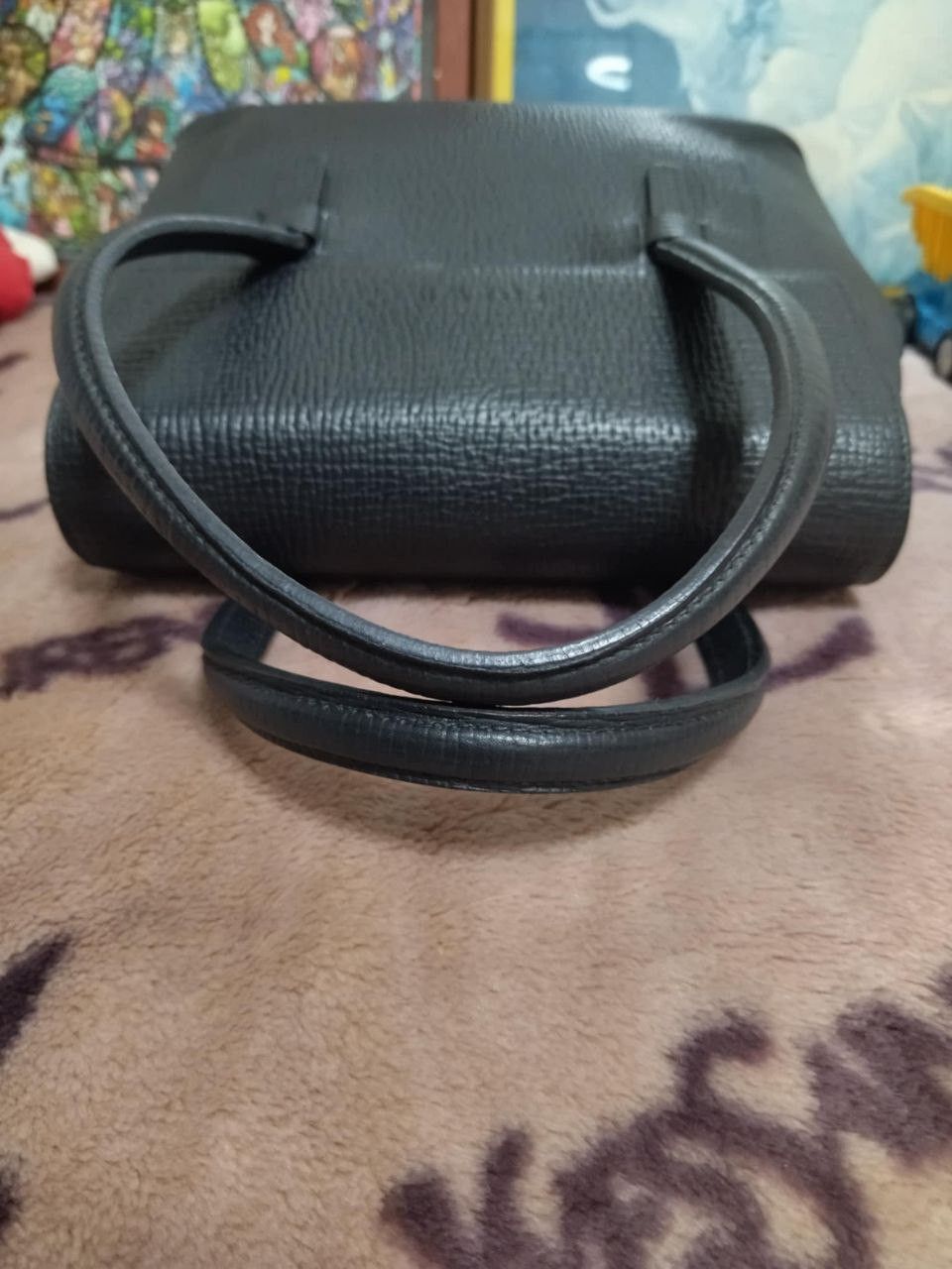 Loewe Loewe Logo Embossed Two-way Hand bag Shoulder Black Vintage Size ONE SIZE - 7 Thumbnail