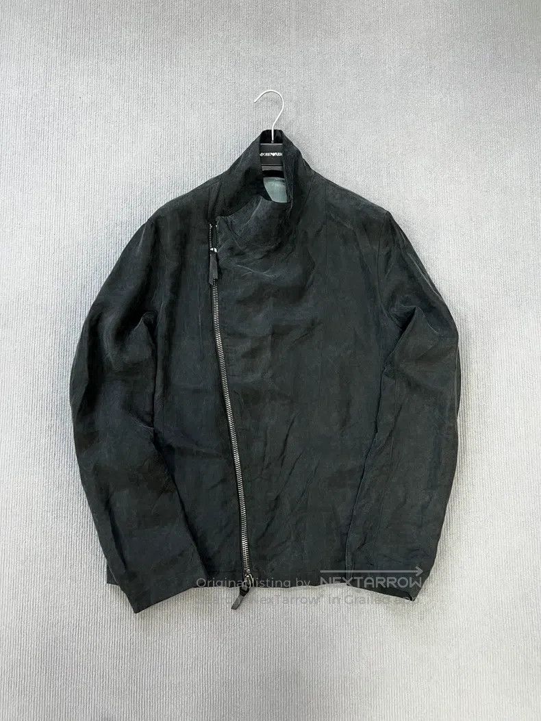 Armani Armani Black Embroidered Jacket with Portrait Size US M / EU 48-50 / 2 - 1 Thumbnail