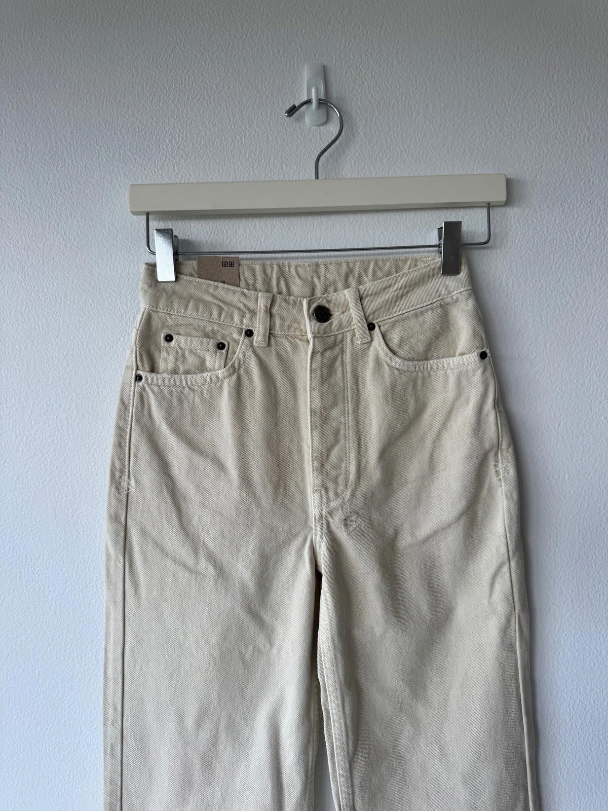 Ksubi new Ksubi womens denim high jeans brooklyn ecru white 23 5 Size 23" - 5 Thumbnail