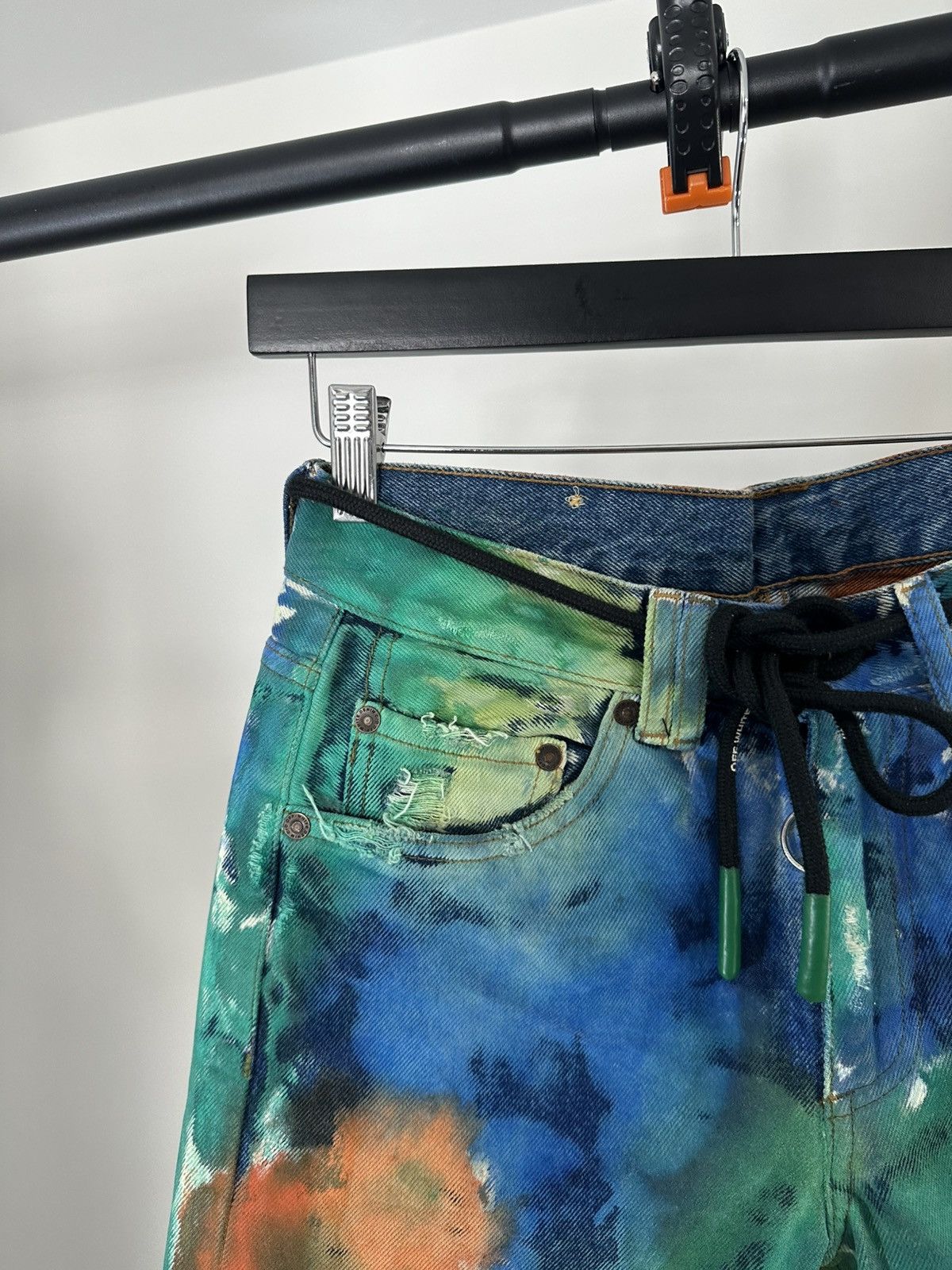 Off-White OFF-WHITE “Painters” Denim Jeans Size US 28 / EU 44 - 4 Thumbnail