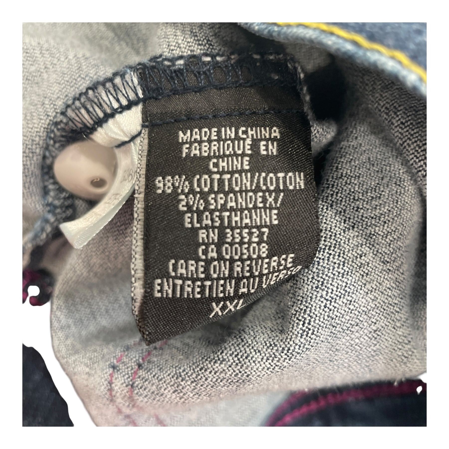 Marithe + Francois Girbaud Archive Logo Cropped Denim Jacket Size US L / EU 52-54 / 3 - 5 Thumbnail