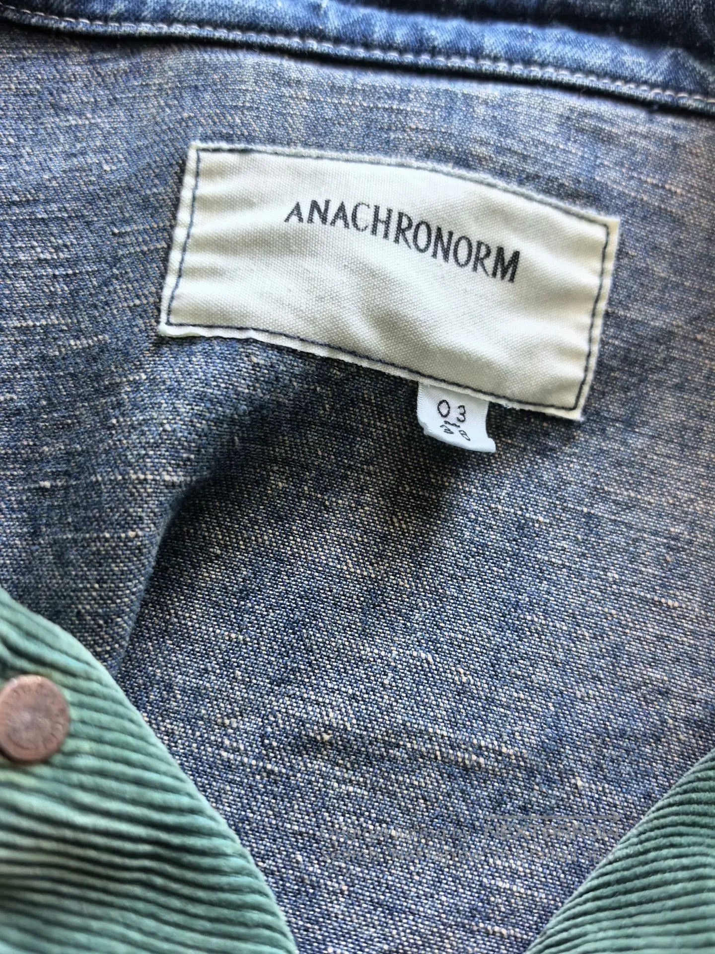 ANACHRONORM anachronorm denim hunting jacket for men. Size US M / EU 48-50 / 2 - 3 Thumbnail