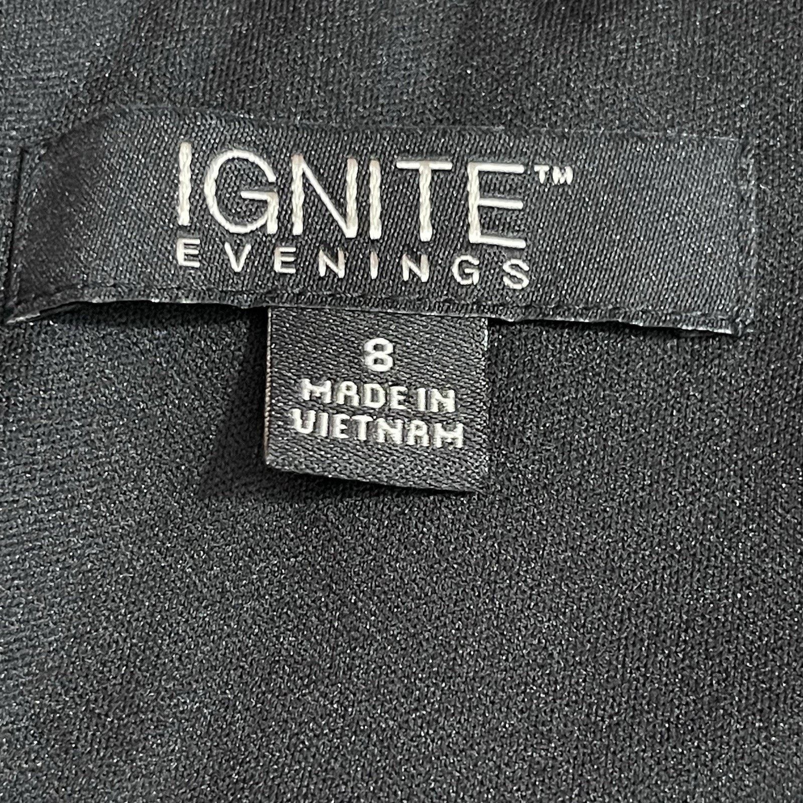 Other Ignite Evenings Dress Size 8 Ombre Metallic Sleeveless Size M / US 6-8 / IT 42-44 - 2 Thumbnail