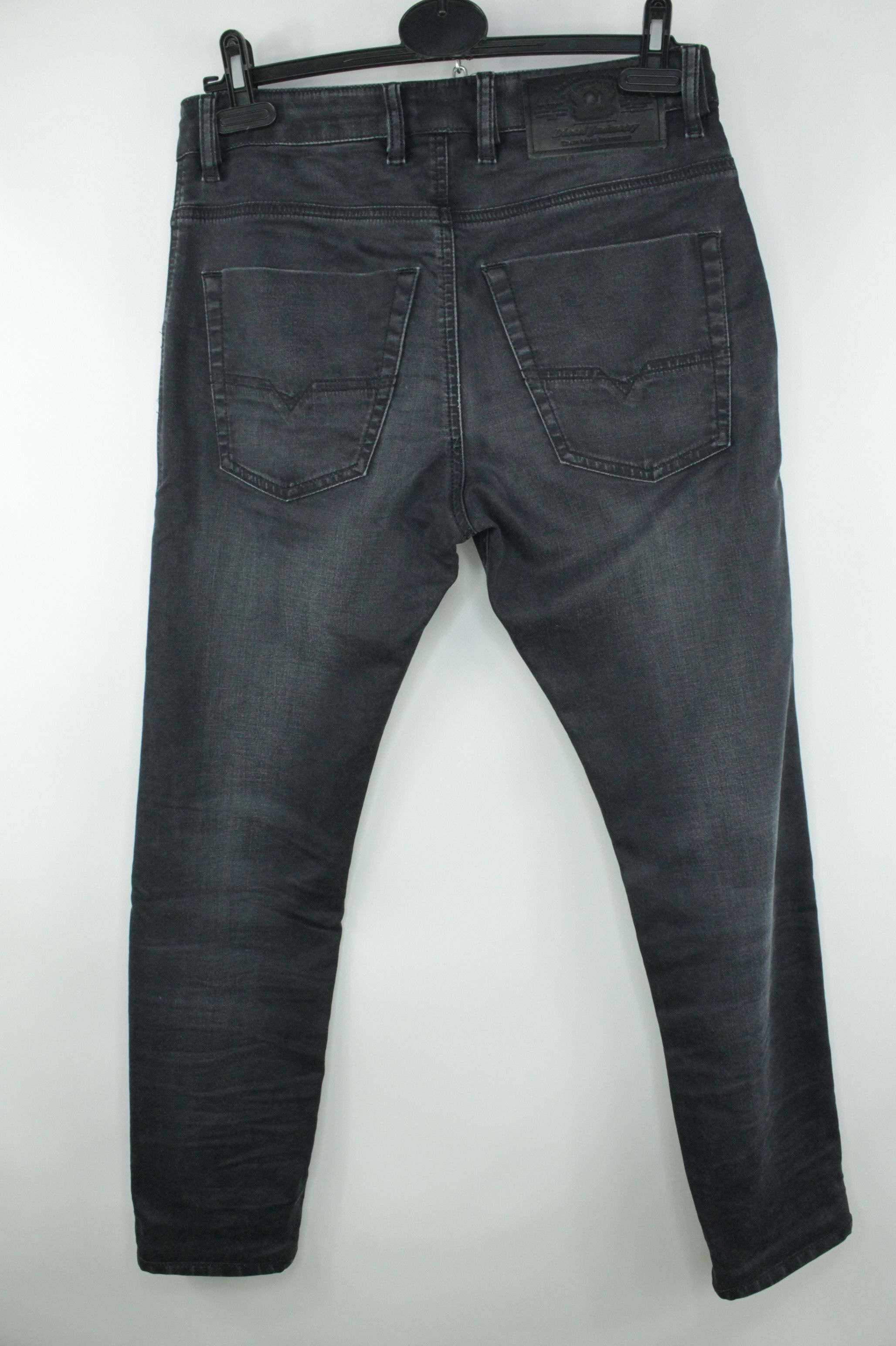 Diesel Diesel KROOLEY-Y-NE Gray Denim Sweat Jeans Men's Size US 28 / EU 44 - 6 Thumbnail