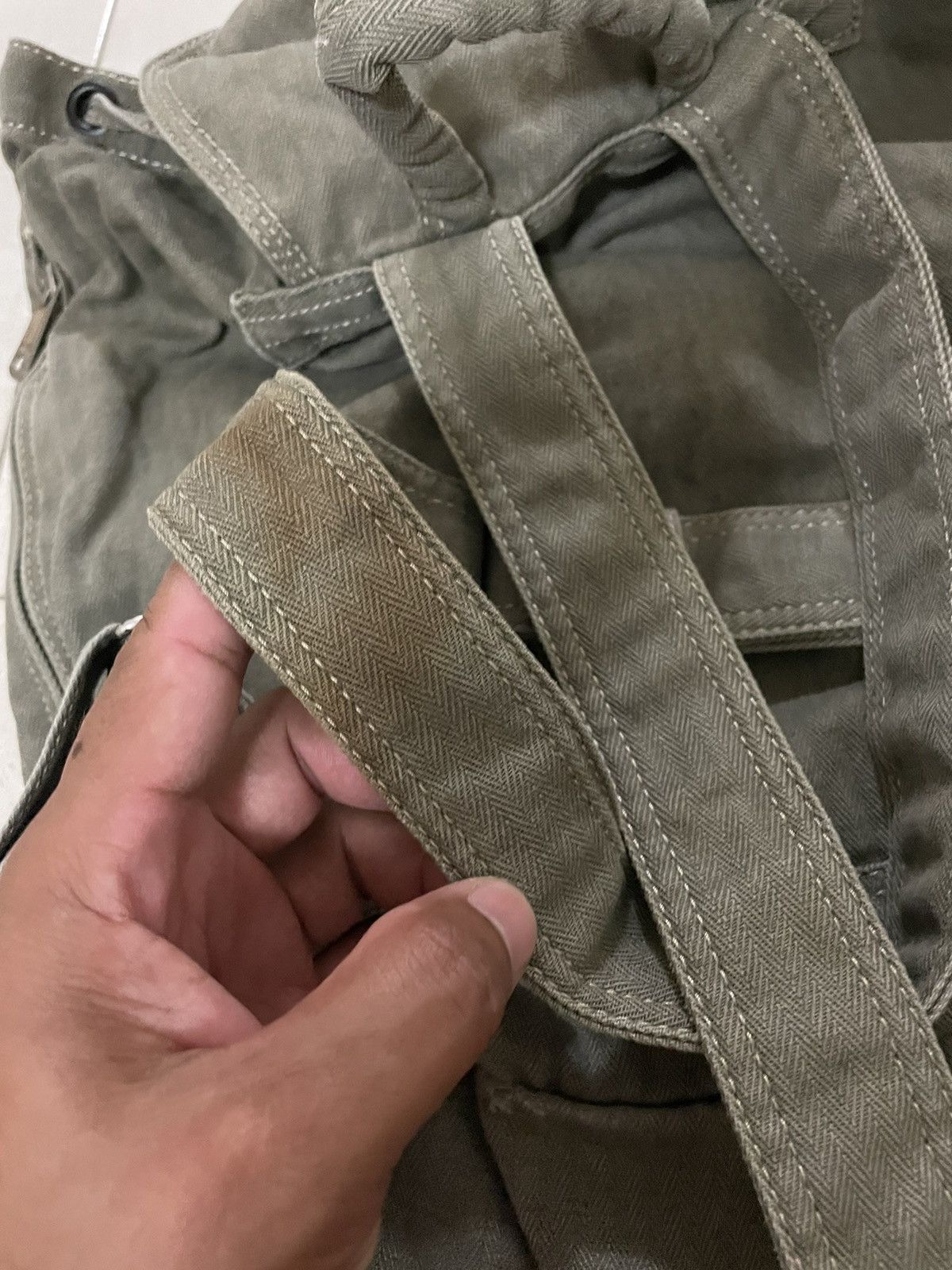 Japanese Brand Vtg Porter Herringbone Mini Backpack/Rucksak Tokyo Japan Size ONE SIZE - 5 Thumbnail