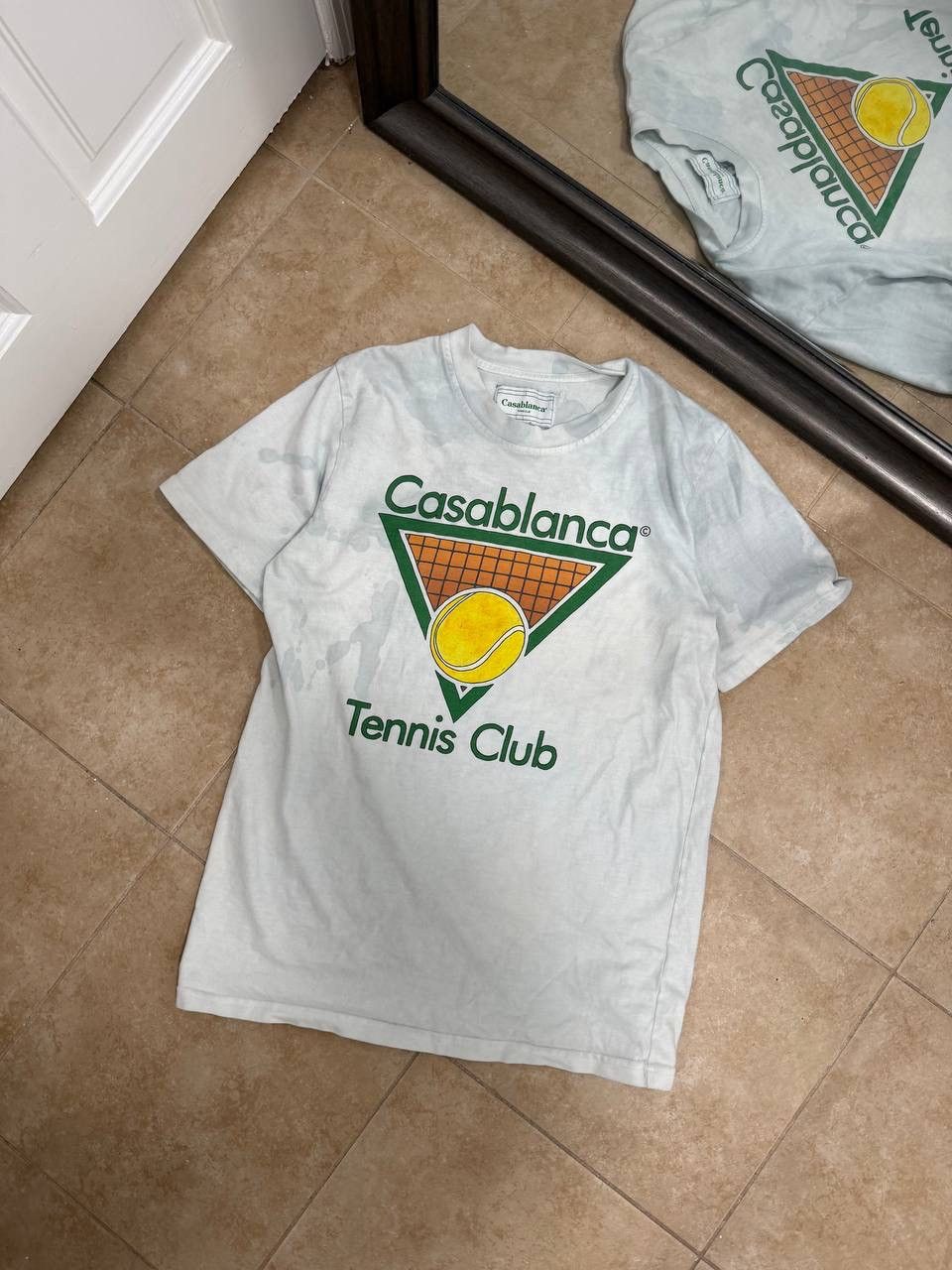 Casablanca Casablanca Tennis Club Icon T-Shirt Printed White/Grey S Size US S / EU 44-46 / 1 - 1 Thumbnail