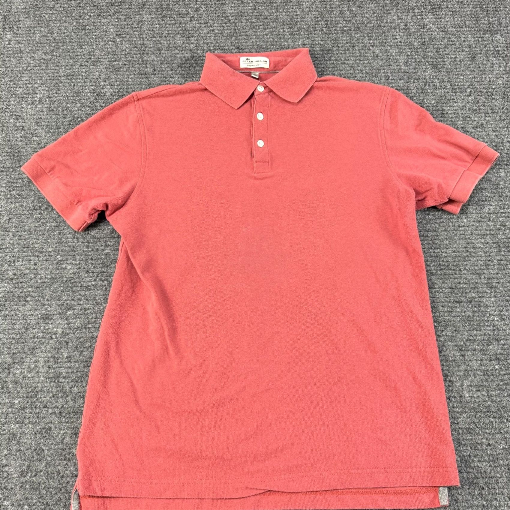 Peter Millar Peter Millar Polo Shirt Mens Small Red Crown Soft Pima Cotton Silk Blend Casual Size US S / EU 44-46 / 1 - 2 Thumbnail