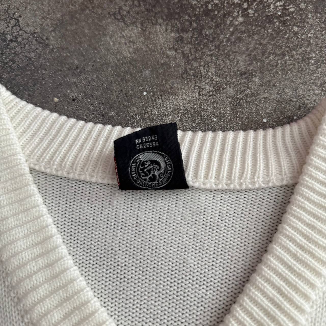 Diesel × Vintage Diesel Vintage Y2K Big Logo Unisex Knit Sweater Size US L / EU 52-54 / 3 - 11 Thumbnail