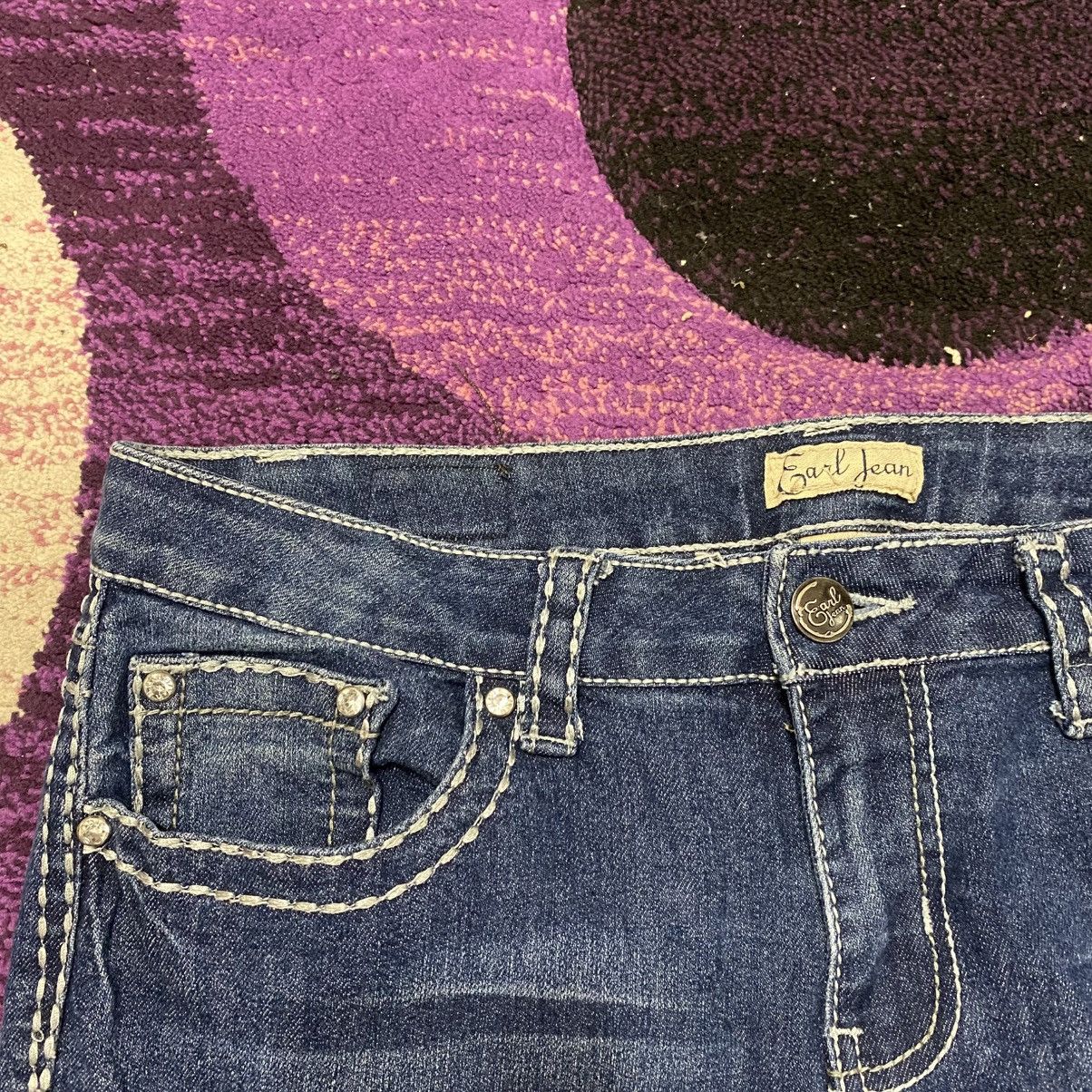 Earl Jeans × Vintage Vintage Earl Jean Flared Denim Jeans Size 32" / US 10 / IT 46 - 3 Thumbnail