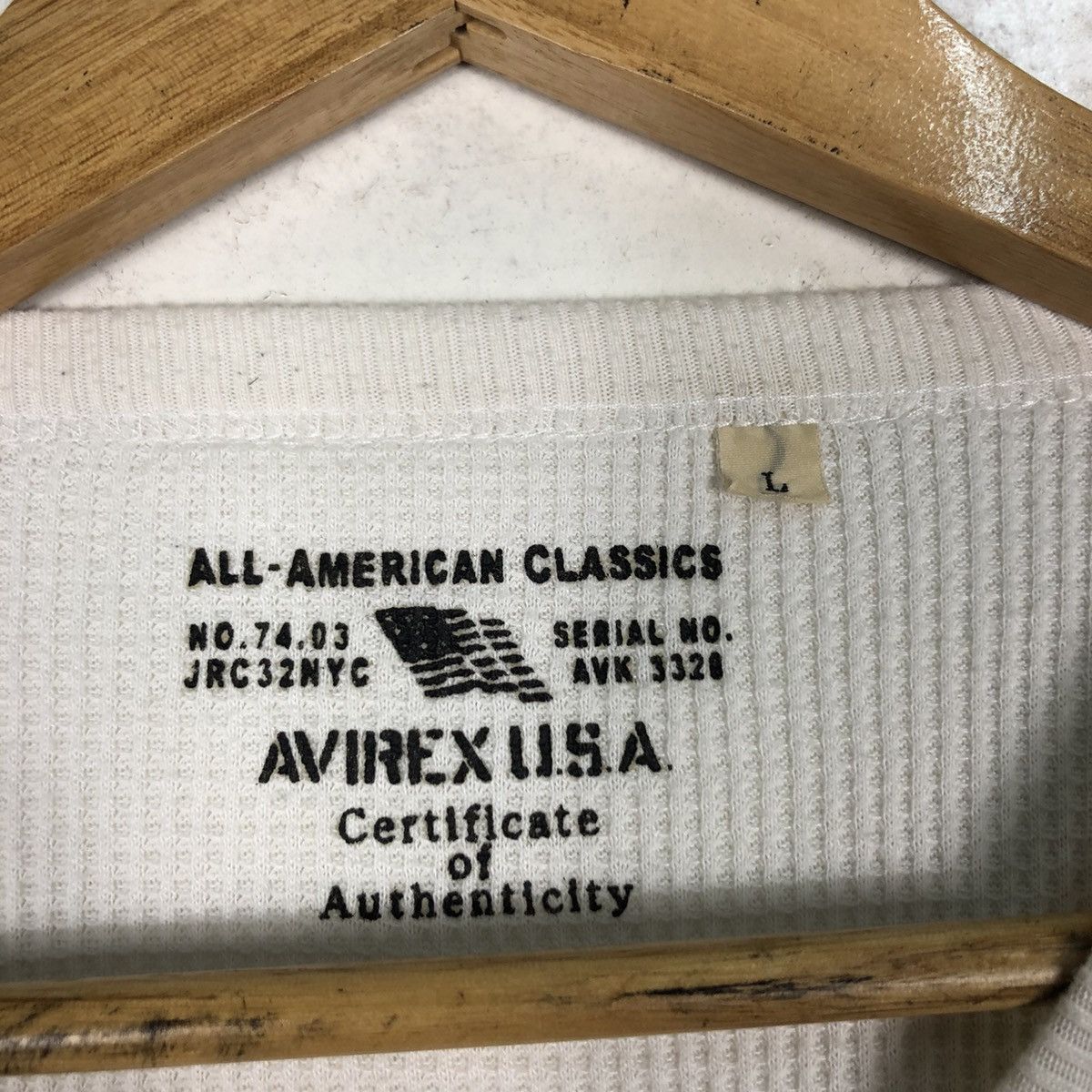 Avirex × Japanese Brand Avirex White Fit Inner Shirt Medium #A2 Size US M / EU 48-50 / 2 - 10 Thumbnail