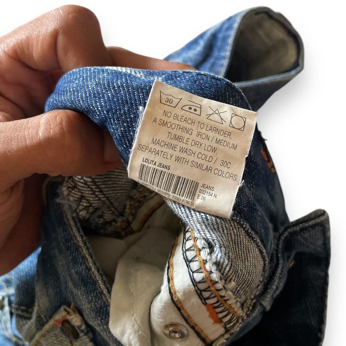 If Six Was Nine Original Flare Y2K Look Lolita Jeans Rusty Size US 30 / EU 46 - 5 Thumbnail