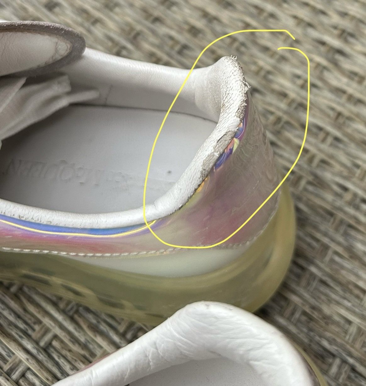 Alexander McQueen × MCQ × McQ Alexander McQueen Alexander McQueen Oversized Sneaker White Multi Size US 6.5 / IT 36.5 - 14 Thumbnail