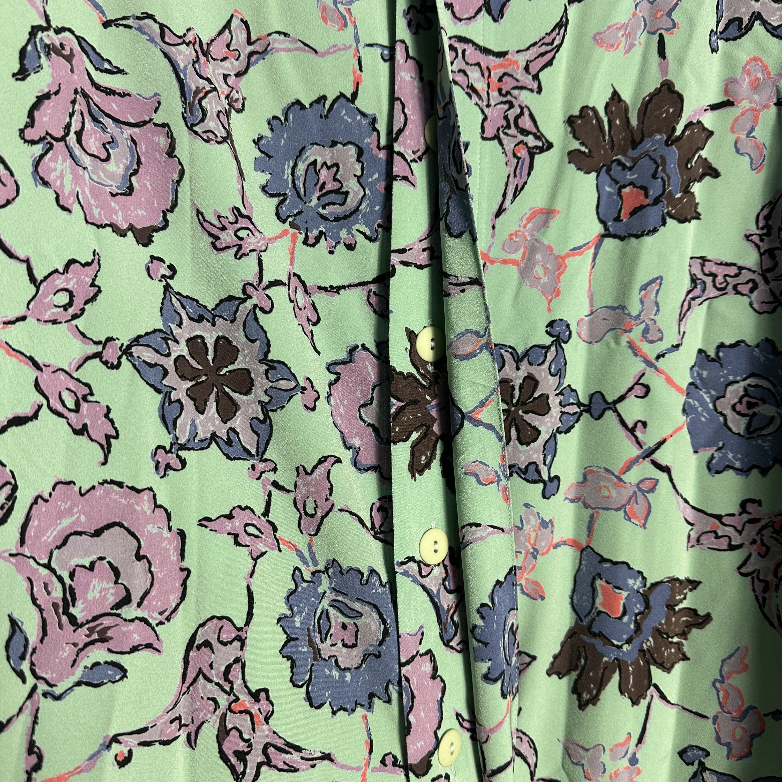 Karl Lagerfeld 🔥RARE🔥Karl Lagerfeld Floral OVP Women Top Blouses Size ONE SIZE - 4 Thumbnail