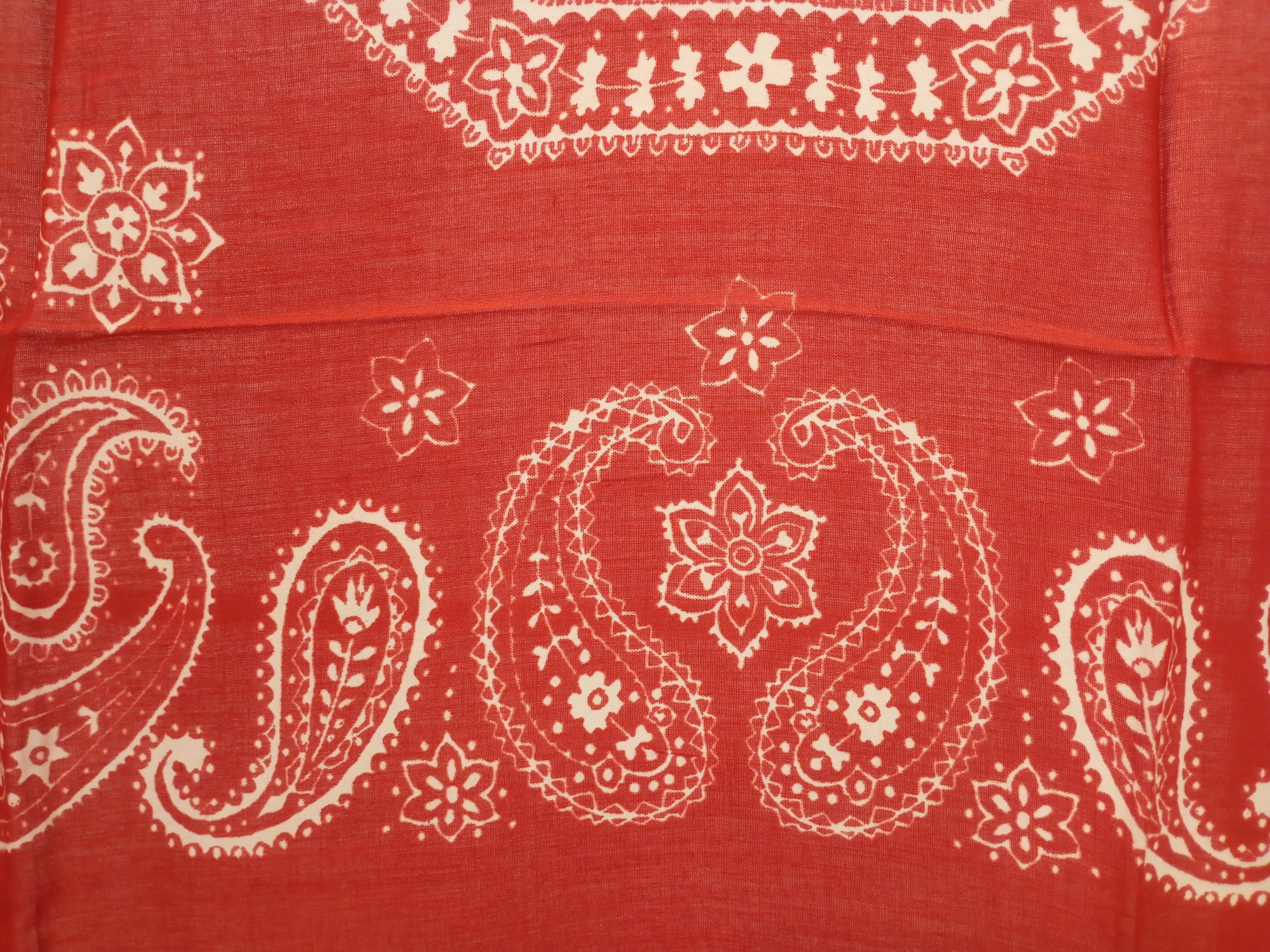 Japanese Brand Niko and Paisley Bandana Handkerchief Size ONE SIZE - 4 Thumbnail