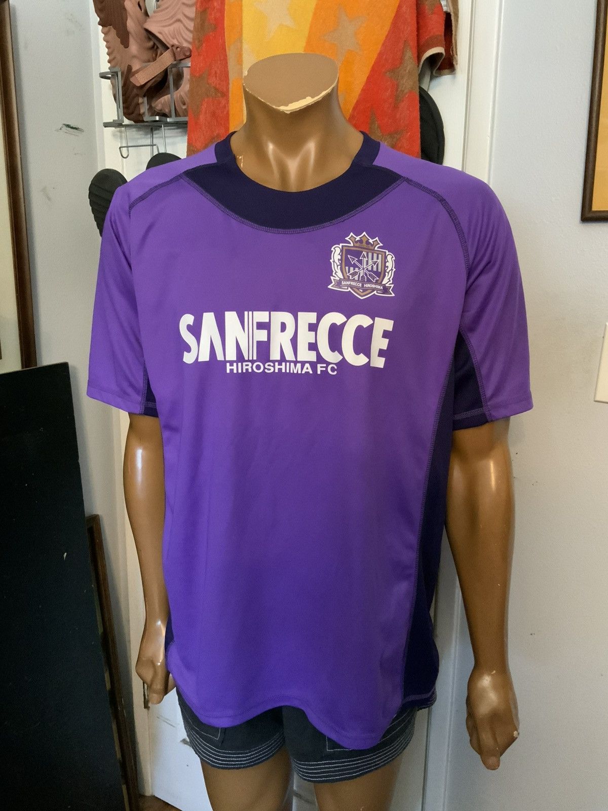 Japanese Brand J1League Sanfrecce Hiroshima Hisato Sato Japan Soccer Jersey Size US L / EU 52-54 / 3 - 10 Thumbnail