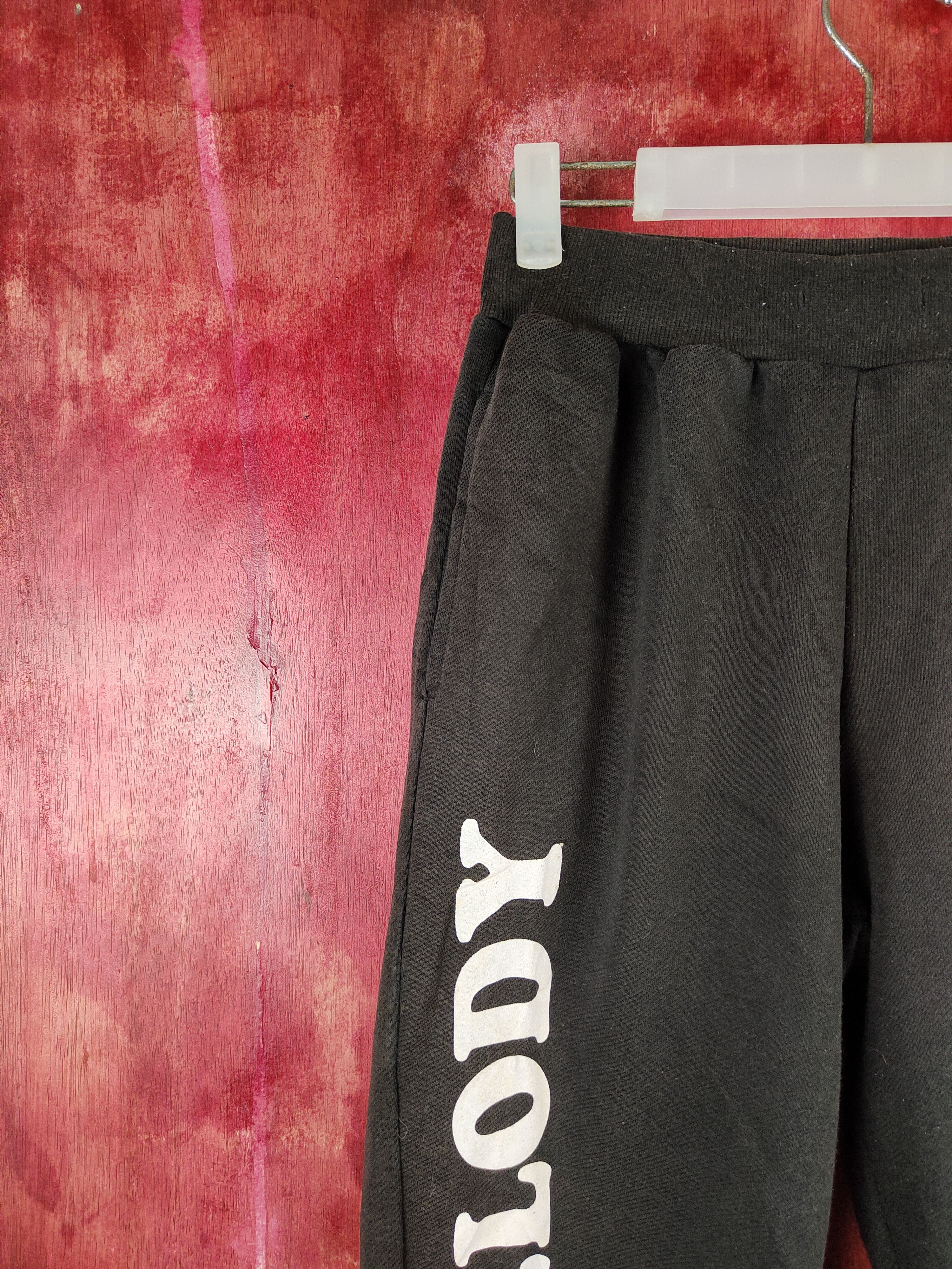 Cartoon Network × One Piece × Vintage My Melody Black Sweatpants #S2229 Size 25" / US 0 / IT 36 - 3 Thumbnail