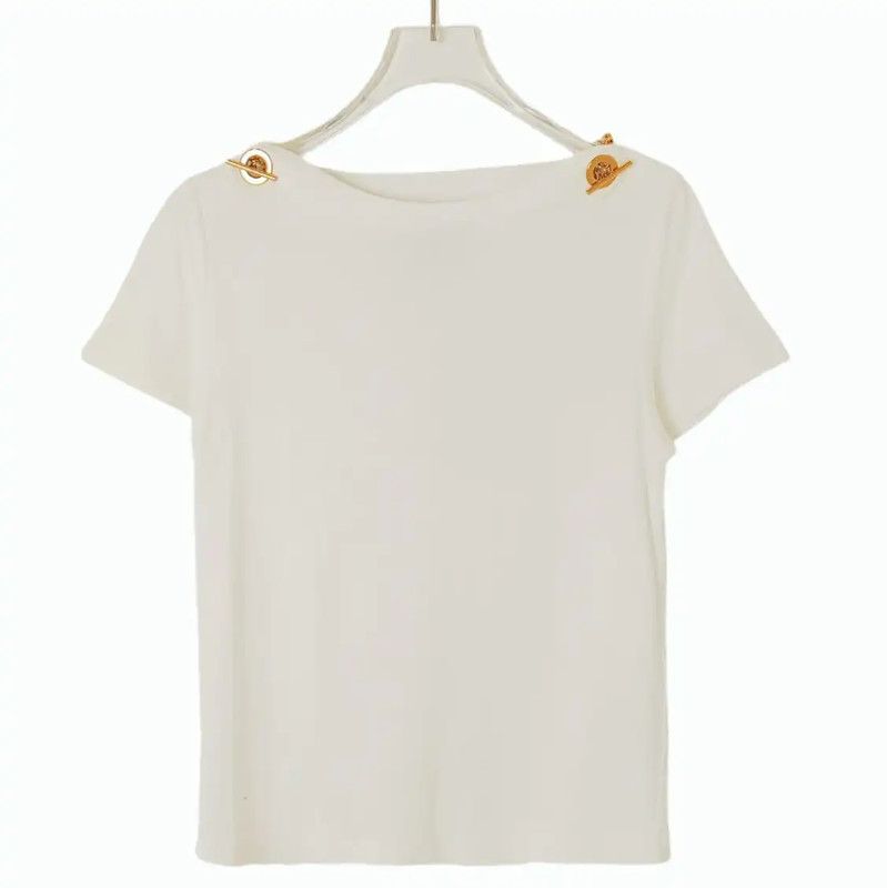 Louis Vuitton Louis Vuitton Women's XS White Cotton T-Shirt 0089 Size XS / US 0-2 / IT 36-38 - 1 Thumbnail